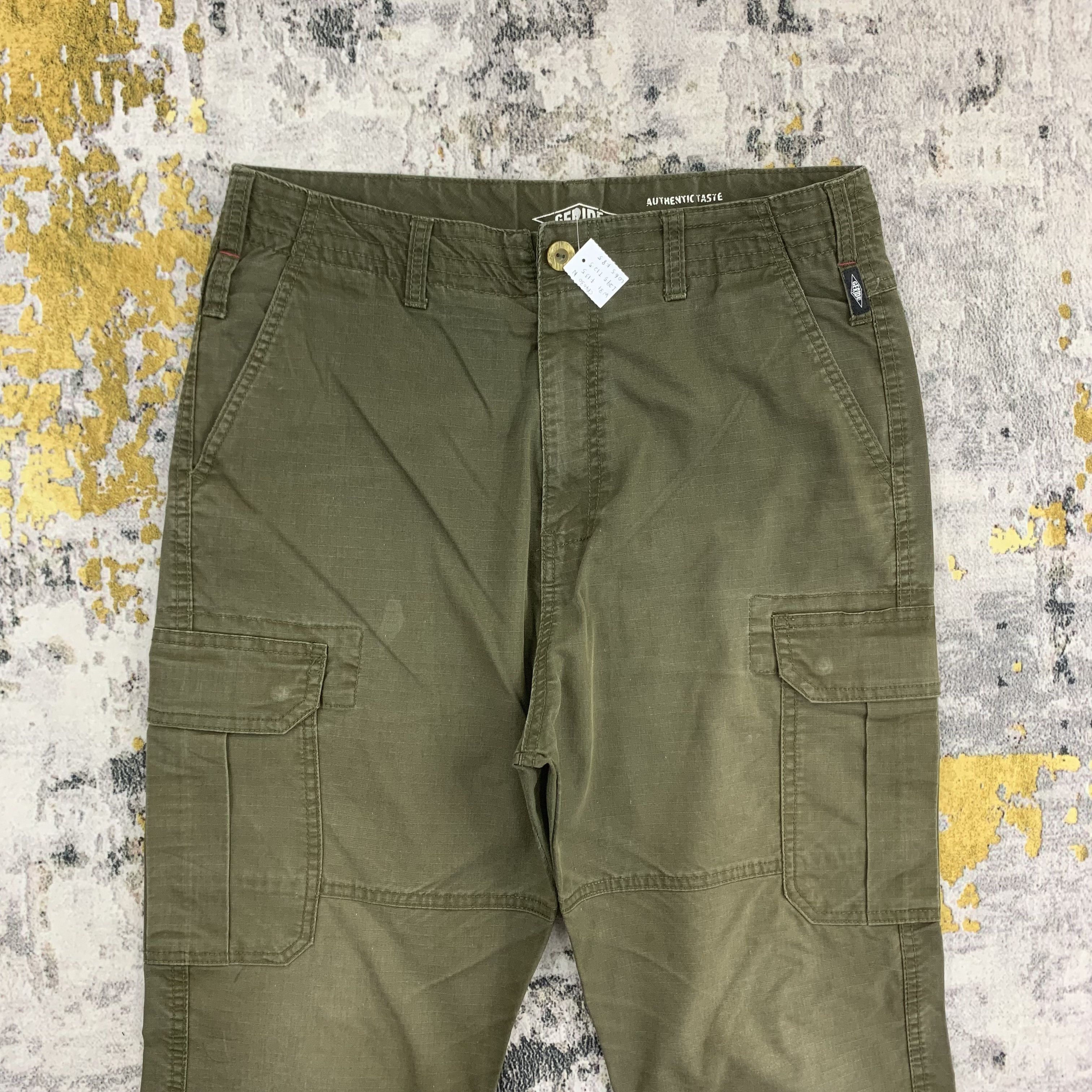 Japanese Brand Geride Cargo Pants Tactical Jogger Multipocket 31x43 Size US 31 - 2 Thumbnail