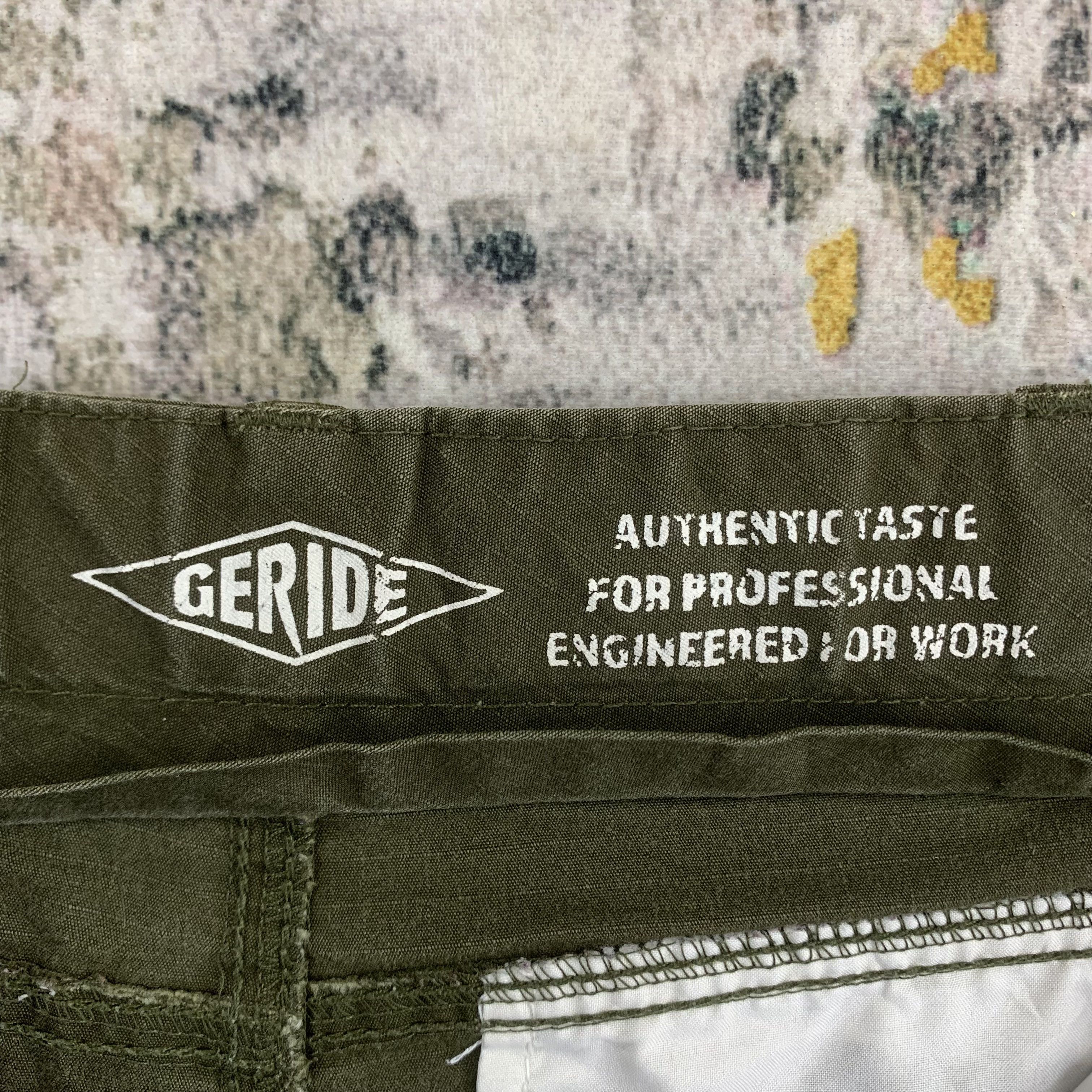 Japanese Brand Geride Cargo Pants Tactical Jogger Multipocket 31x43 Size US 31 - 9 Thumbnail