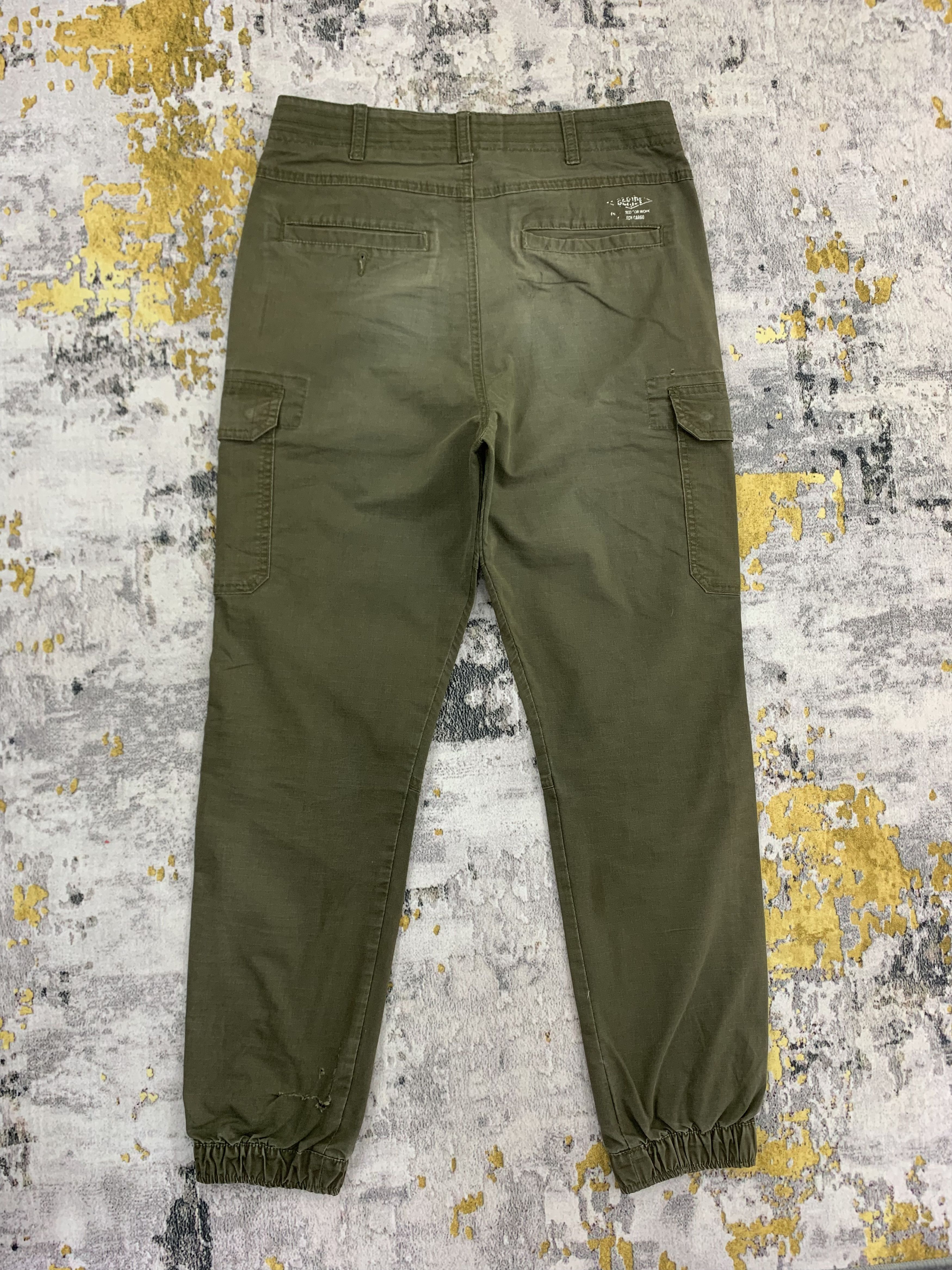 Japanese Brand Geride Cargo Pants Tactical Jogger Multipocket 31x43 Size US 31 - 3 Thumbnail