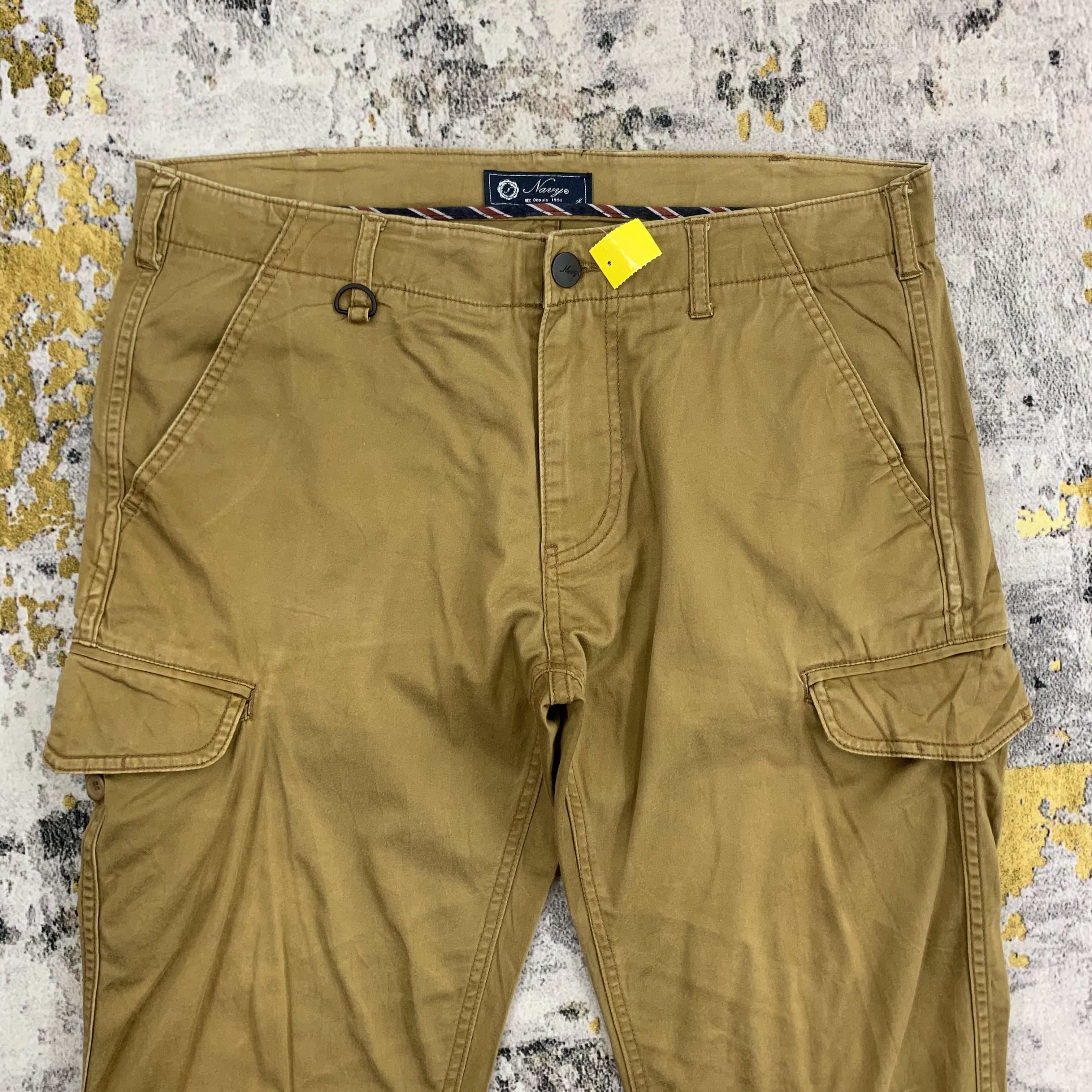 Japanese Brand Navy Cargo Pants Tactical Mutipocket 34x36 Size US 34 / EU 50 - 2 Thumbnail