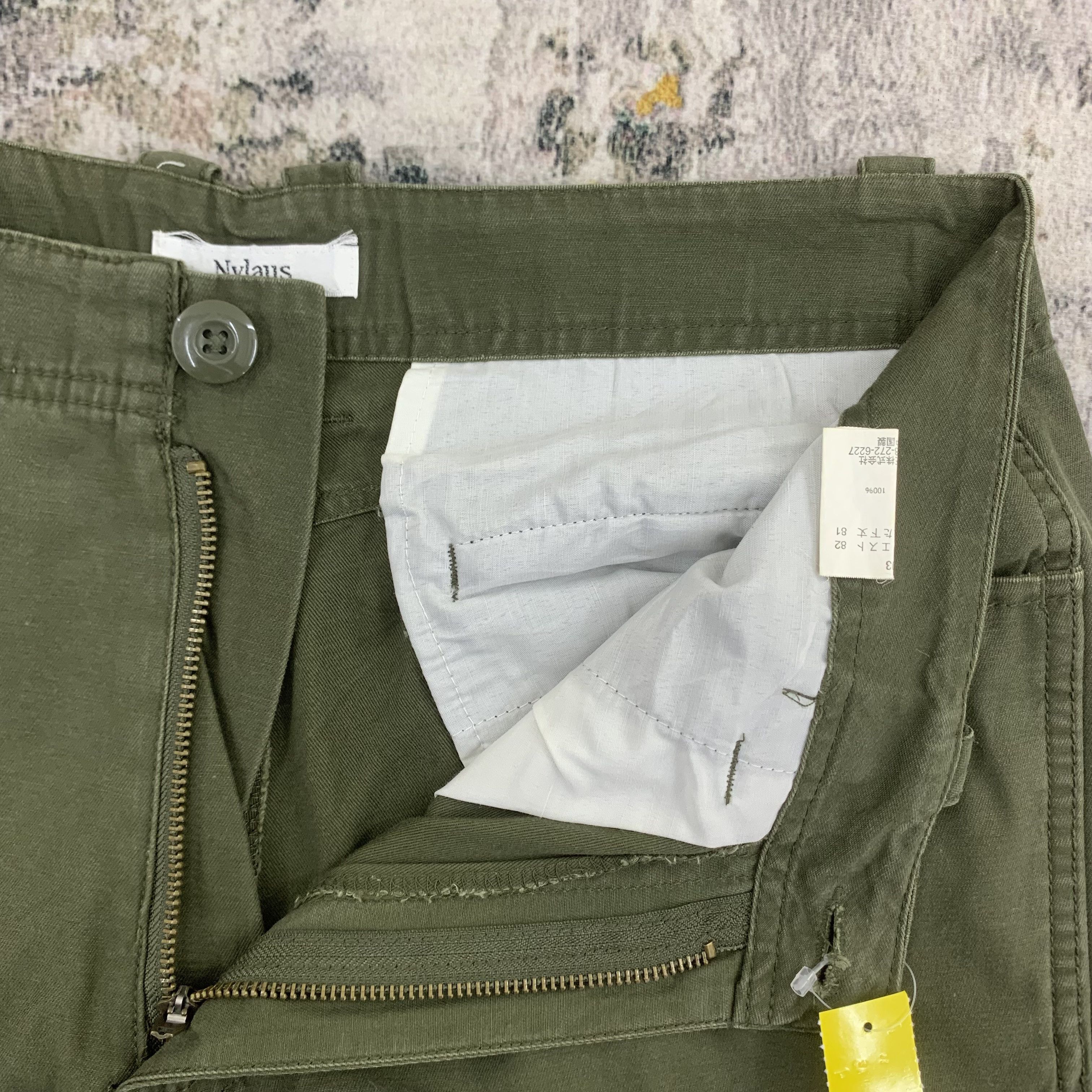 Japanese Brand Nylaus Cargo Pants Tactical Multipocket 32x43 Size US 32 / EU 48 - 6 Thumbnail
