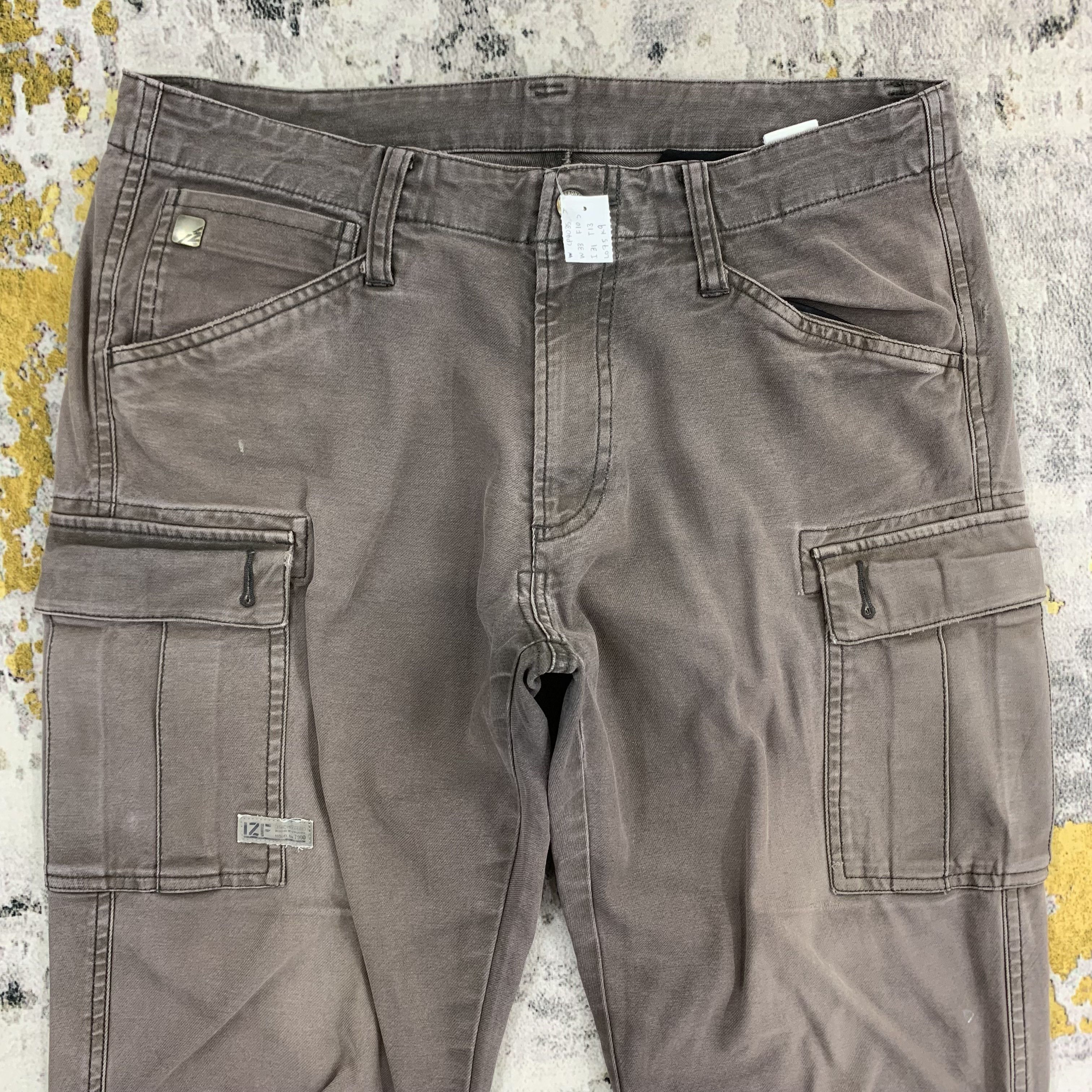 Japanese Brand IZ Frontier Cargo Pants Tactical Multipocket 33x41 Size US 33 - 2 Thumbnail