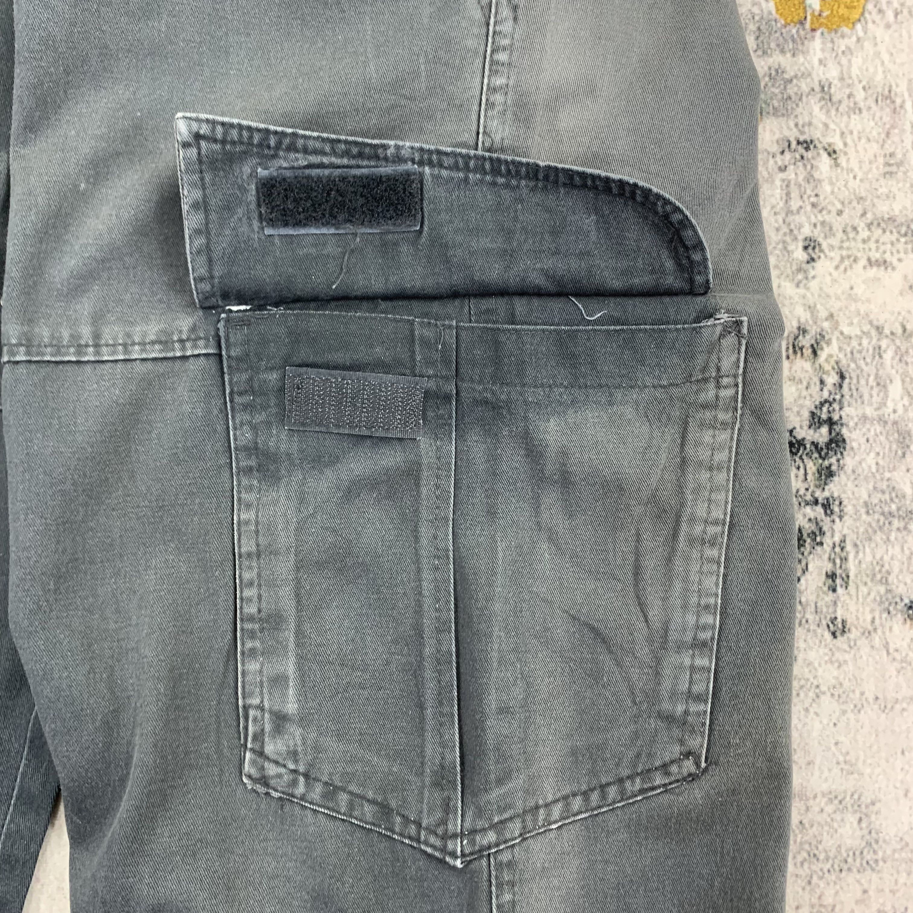 Hanes Hanes Vintage Cargo Pants Black Faded Size US 32 / EU 48 - 5 Thumbnail