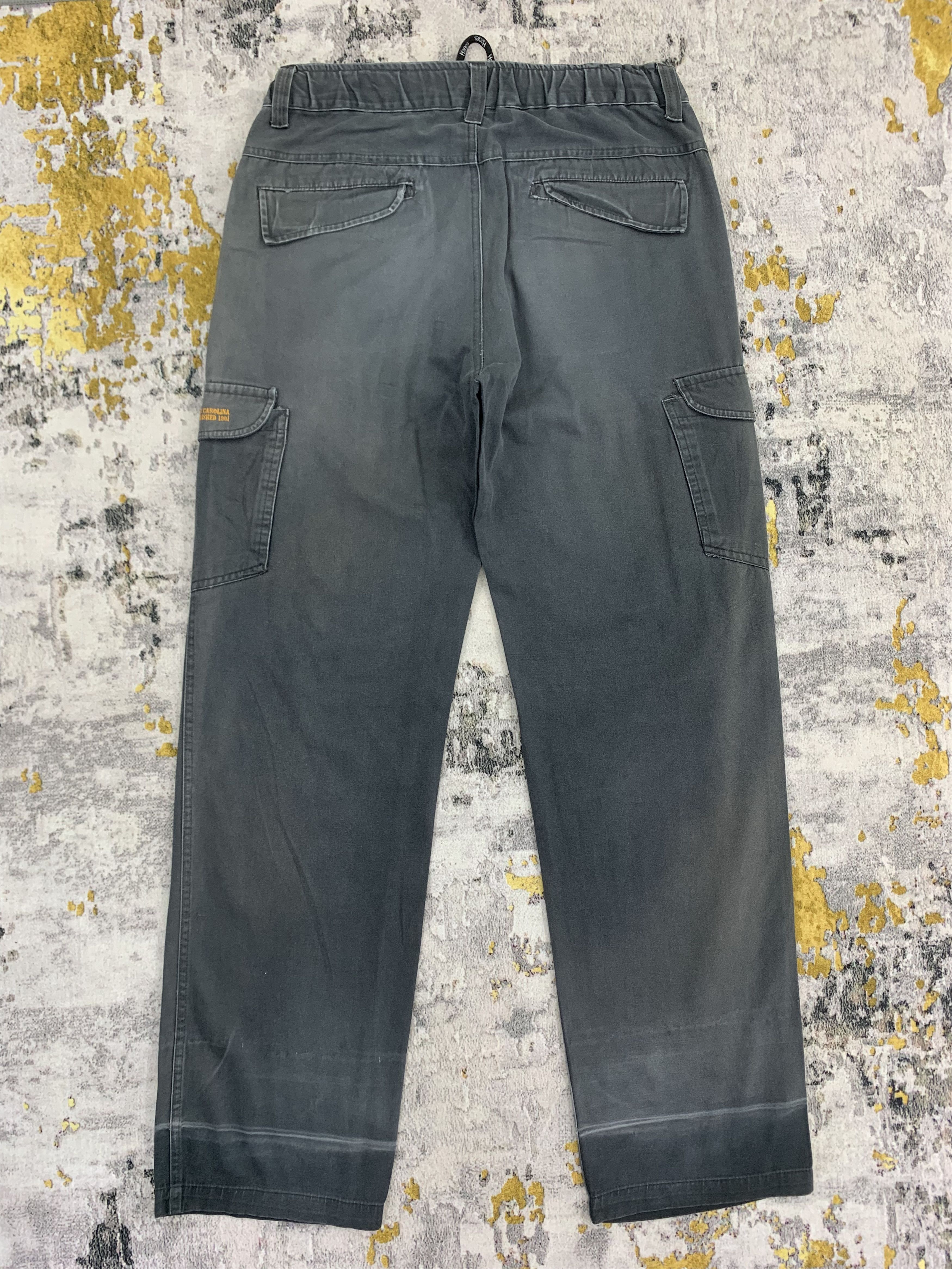 Hanes Hanes Vintage Cargo Pants Black Faded Size US 32 / EU 48 - 3 Thumbnail