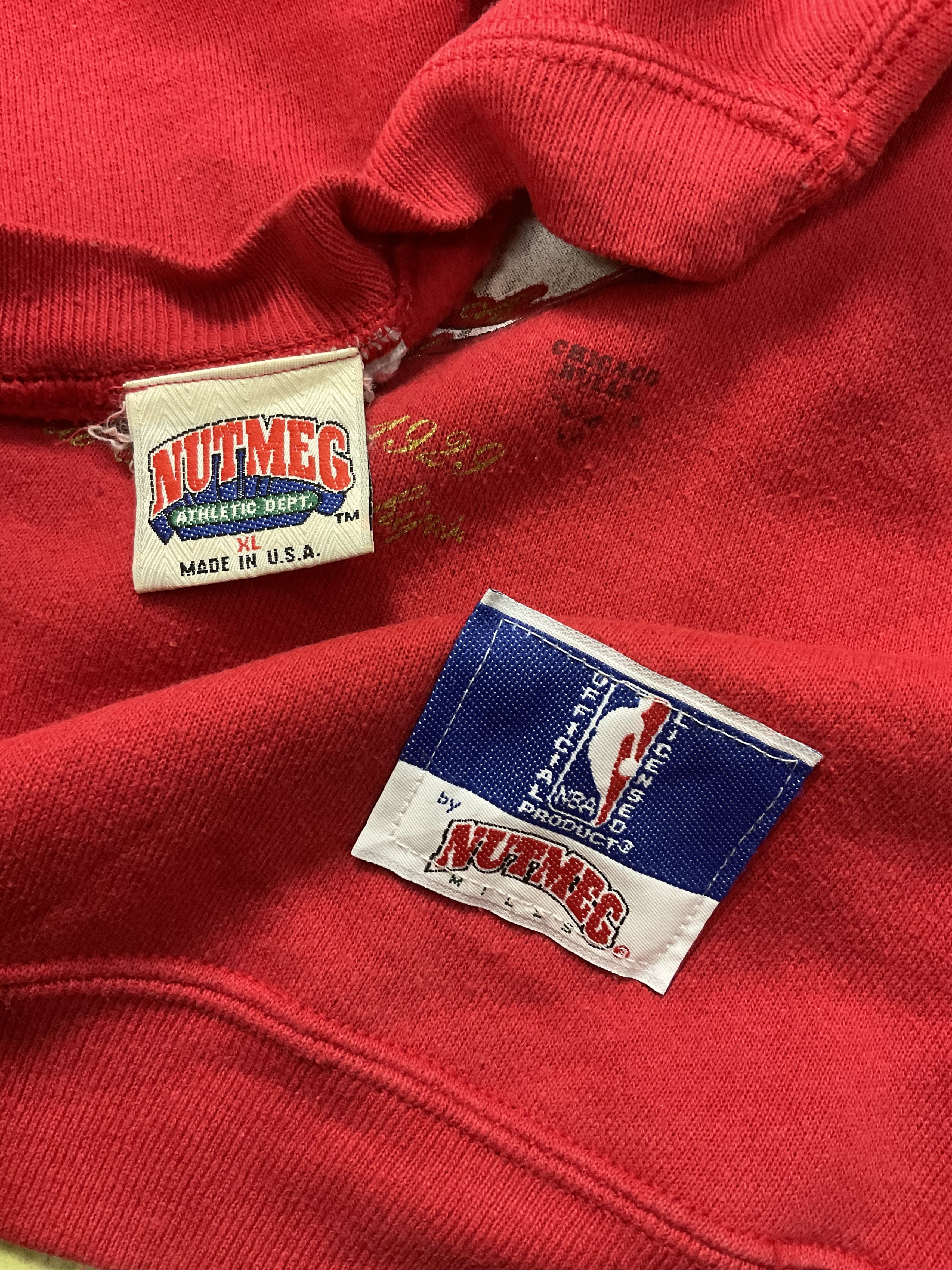 NBA Vintage 90s Michael Jordan #23 NBA Chicago Bulls Sweatshirt Size US XL / EU 56 / 4 - 6 Thumbnail