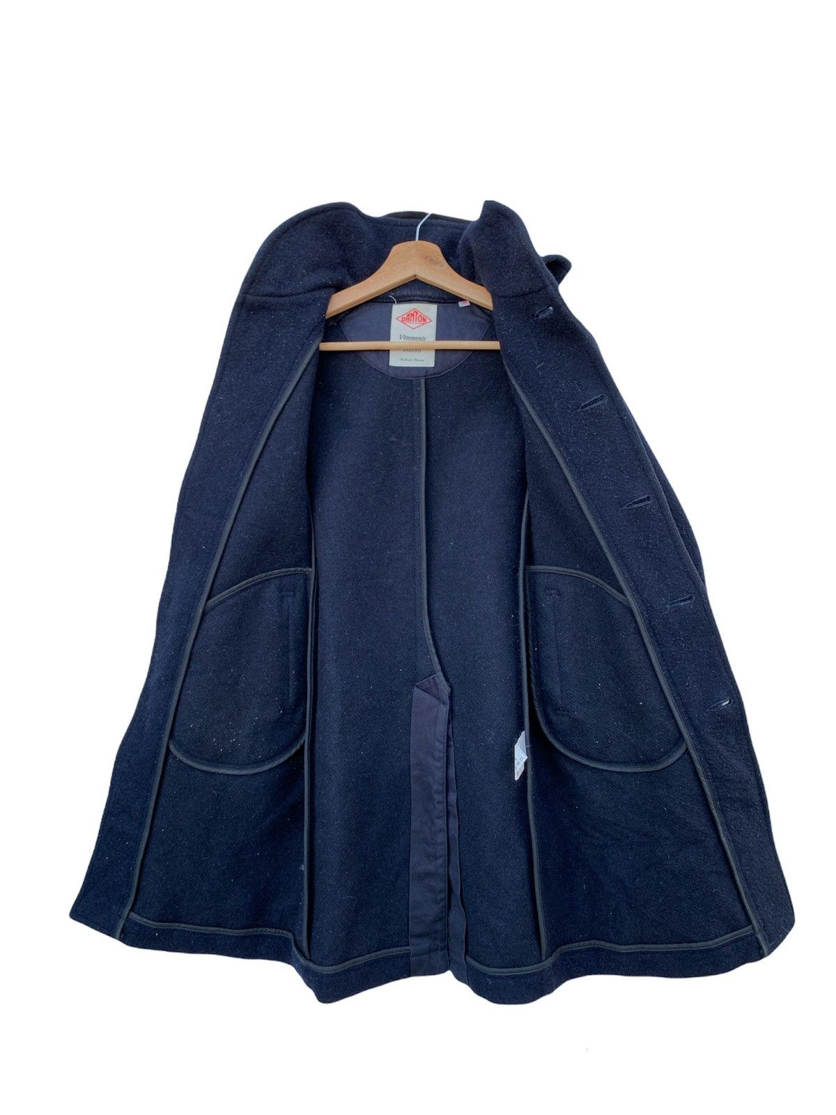 Danton × Vintage Vintage Danton Coat Wool Mossa Navy Blue Jacket Size US XS / EU 42 / 0 - 4 Thumbnail