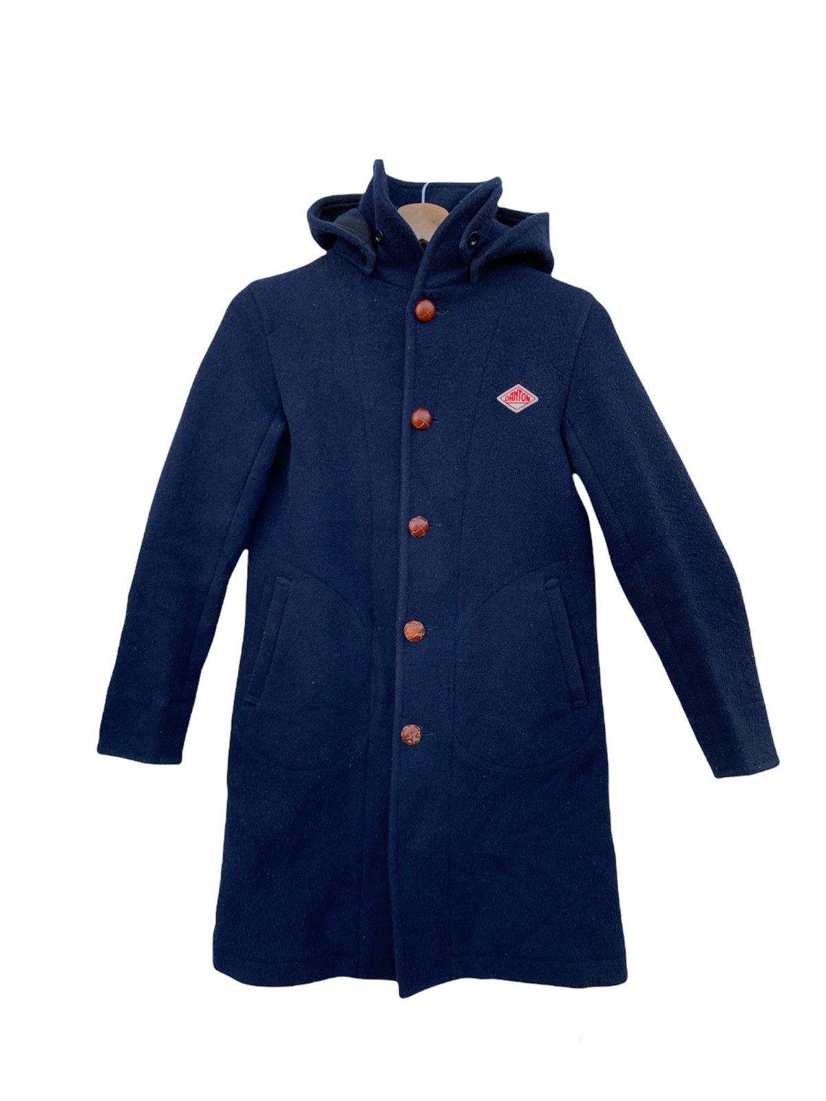 Danton × Vintage Vintage Danton Coat Wool Mossa Navy Blue Jacket Size US XS / EU 42 / 0 - 18 Thumbnail