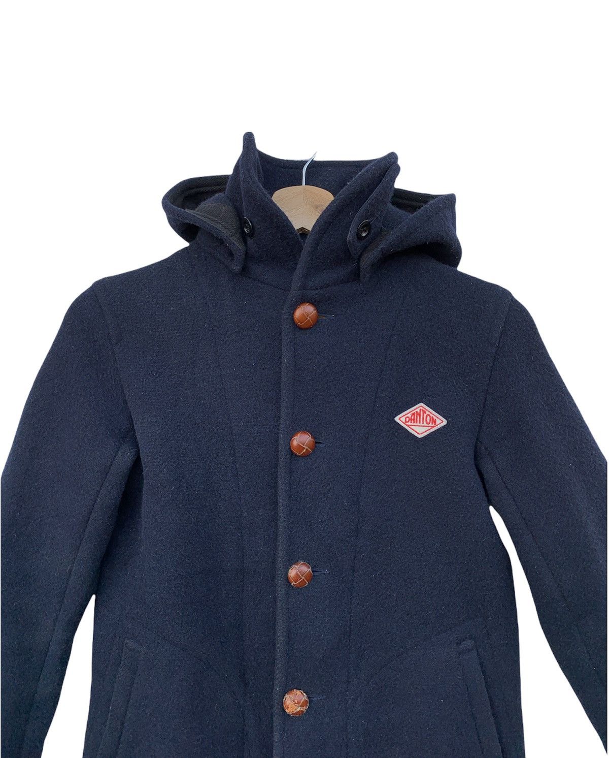 Danton × Vintage Vintage Danton Coat Wool Mossa Navy Blue Jacket Size US XS / EU 42 / 0 - 5 Thumbnail