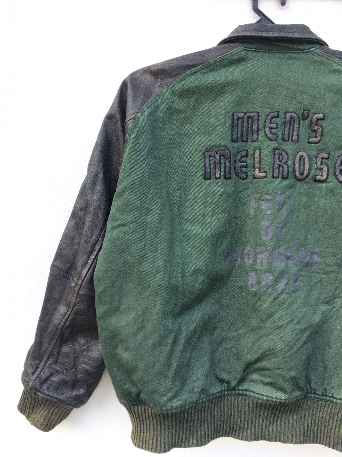 Japanese Brand LAST PIECE Men’s Melrose Varsity Leather Jacket Size US M / EU 48-50 / 2 - 6 Thumbnail