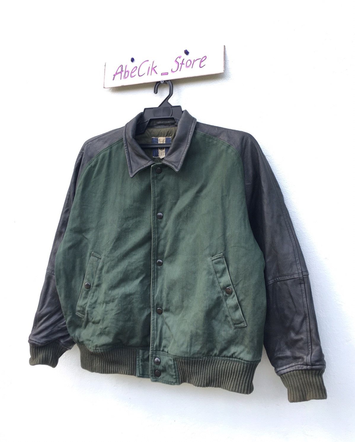 Japanese Brand LAST PIECE Men’s Melrose Varsity Leather Jacket Size US M / EU 48-50 / 2 - 4 Thumbnail
