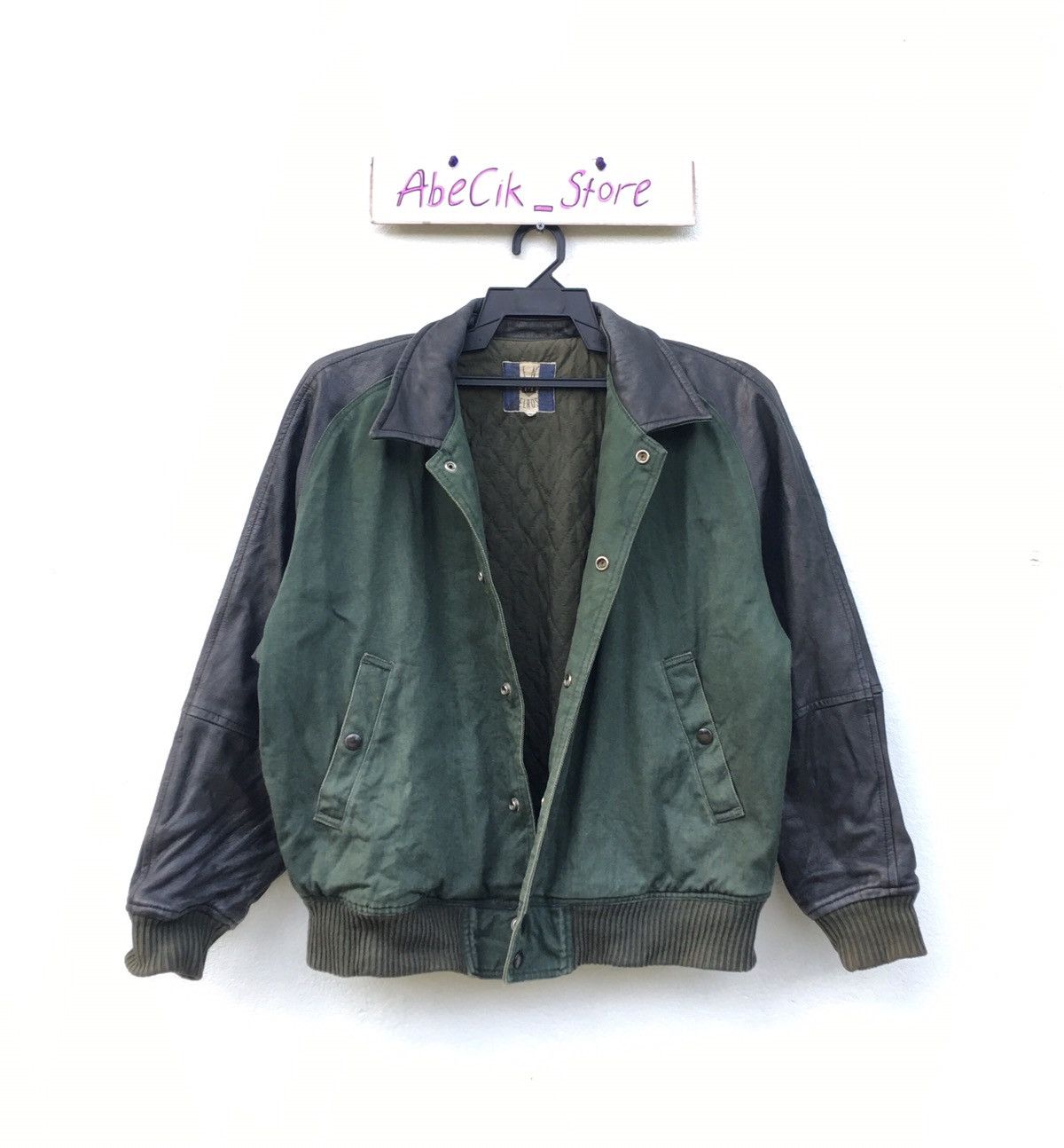 Japanese Brand LAST PIECE Men’s Melrose Varsity Leather Jacket Size US M / EU 48-50 / 2 - 3 Thumbnail