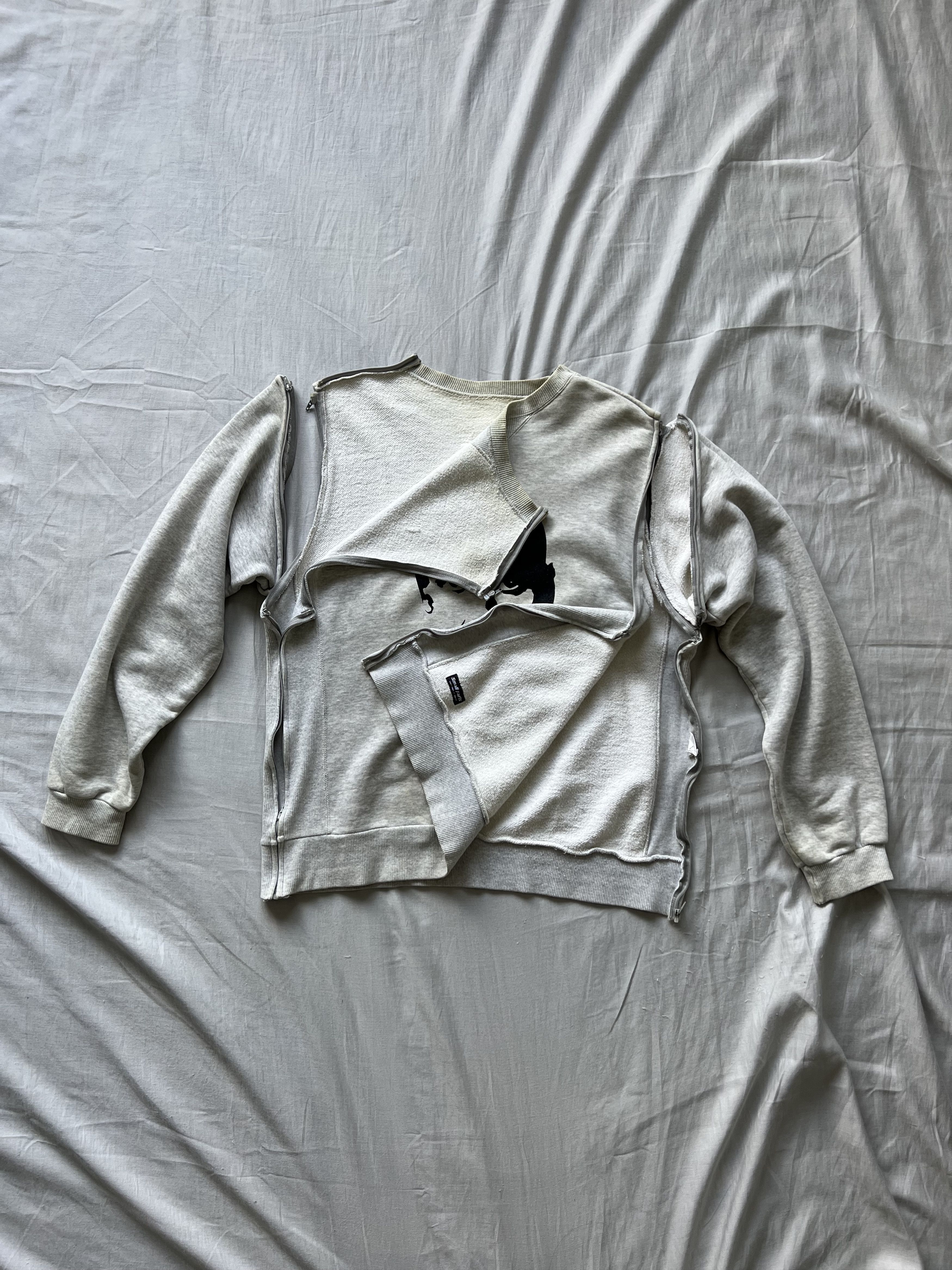 トップス 99aw UNDERCOVER small parts sweatshirt Vintage 90s UNDERCOVER AW99 Make Haste Slowly Small Parts