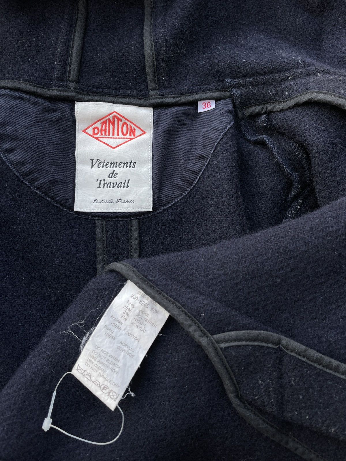 Danton LAST PIECES Danton Vetements De Travail Wool Mosser Jacket Size US M / EU 48-50 / 2 - 5 Thumbnail