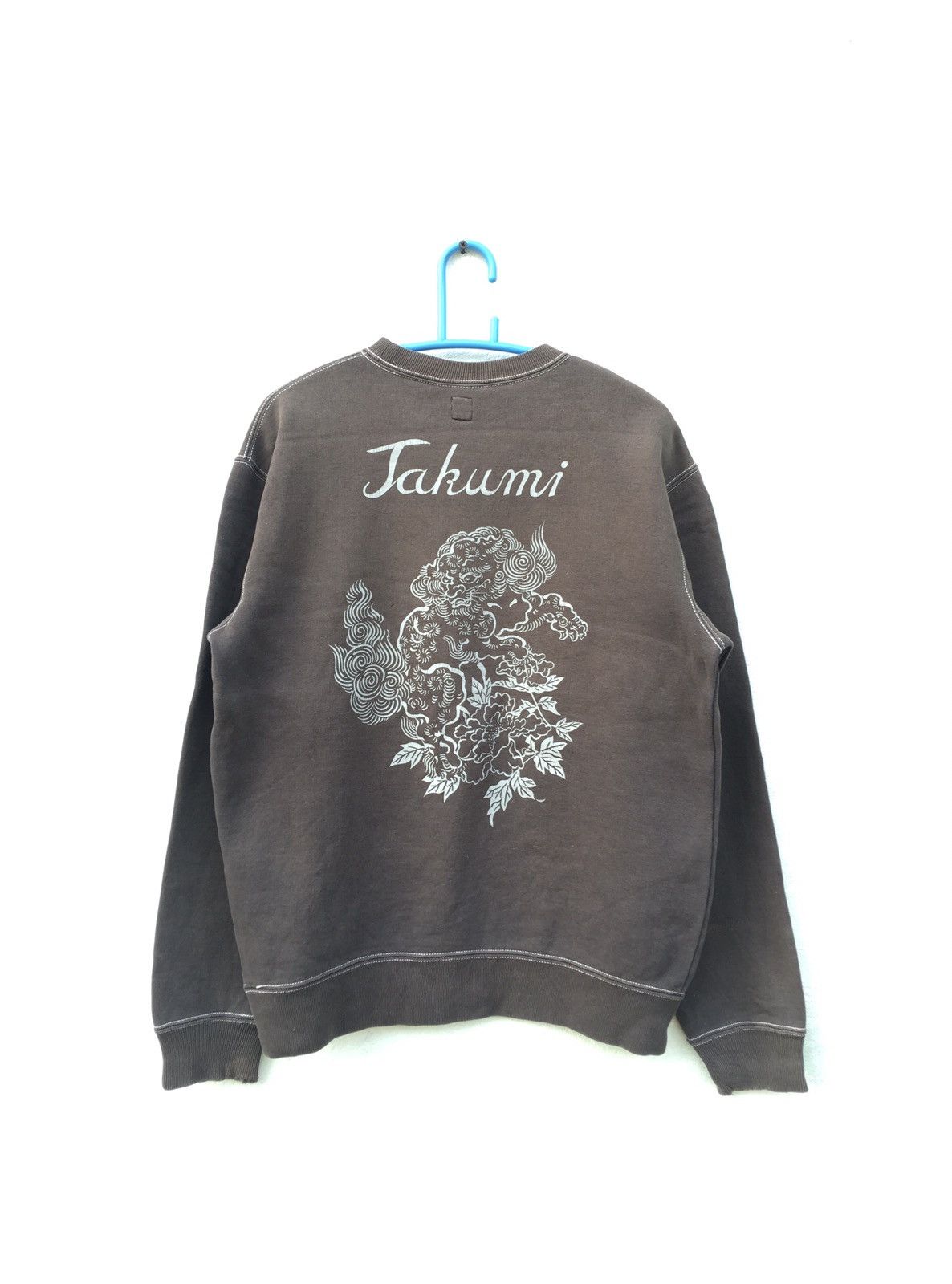 Japanese Brand Pherrow’s Sukajan Design Takumi Sweatshirt Size US M / EU 48-50 / 2 - 1 Thumbnail