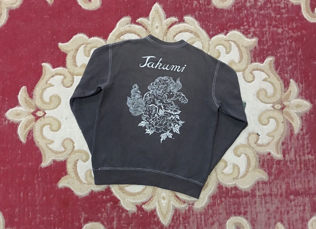 Japanese Brand Pherrow’s Sukajan Design Takumi Sweatshirt Size US M / EU 48-50 / 2 - 10 Thumbnail