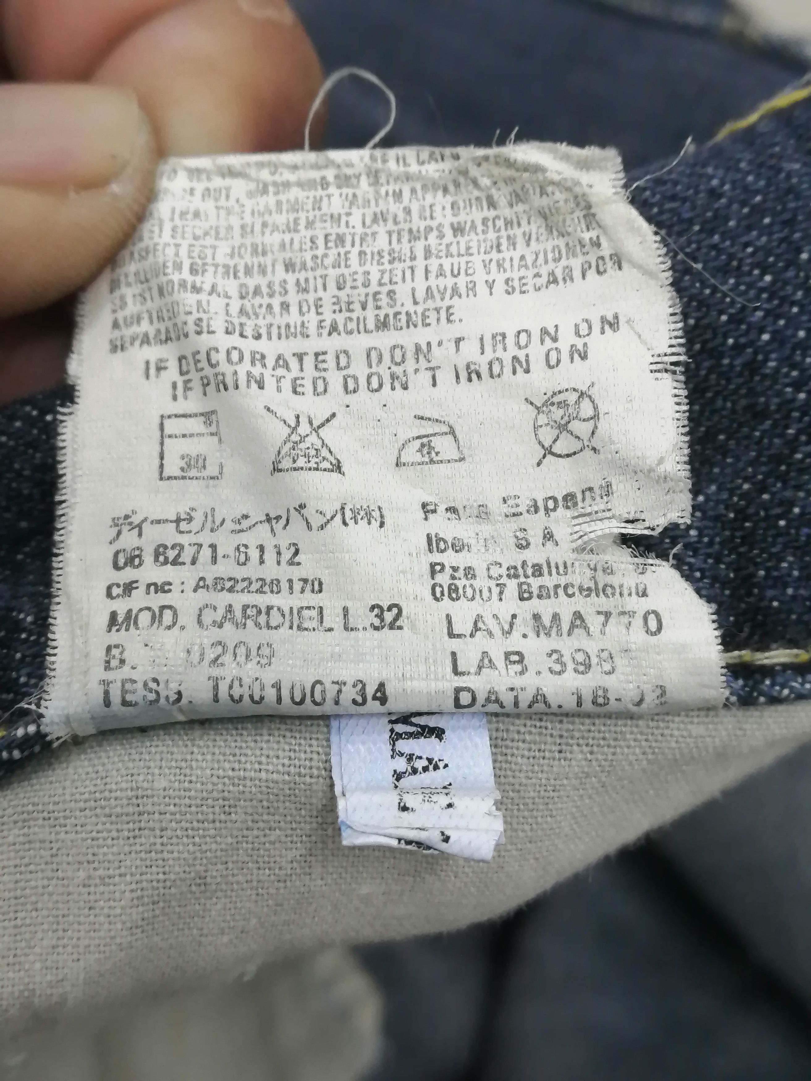 Diesel Diesel Straight Cut Jeans Size US 36 / EU 52 - 10 Thumbnail