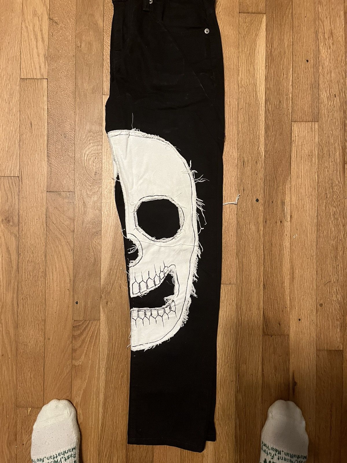 Other Deadfrens Black Skull Pants Size US 28 / EU 44 - 3 Thumbnail