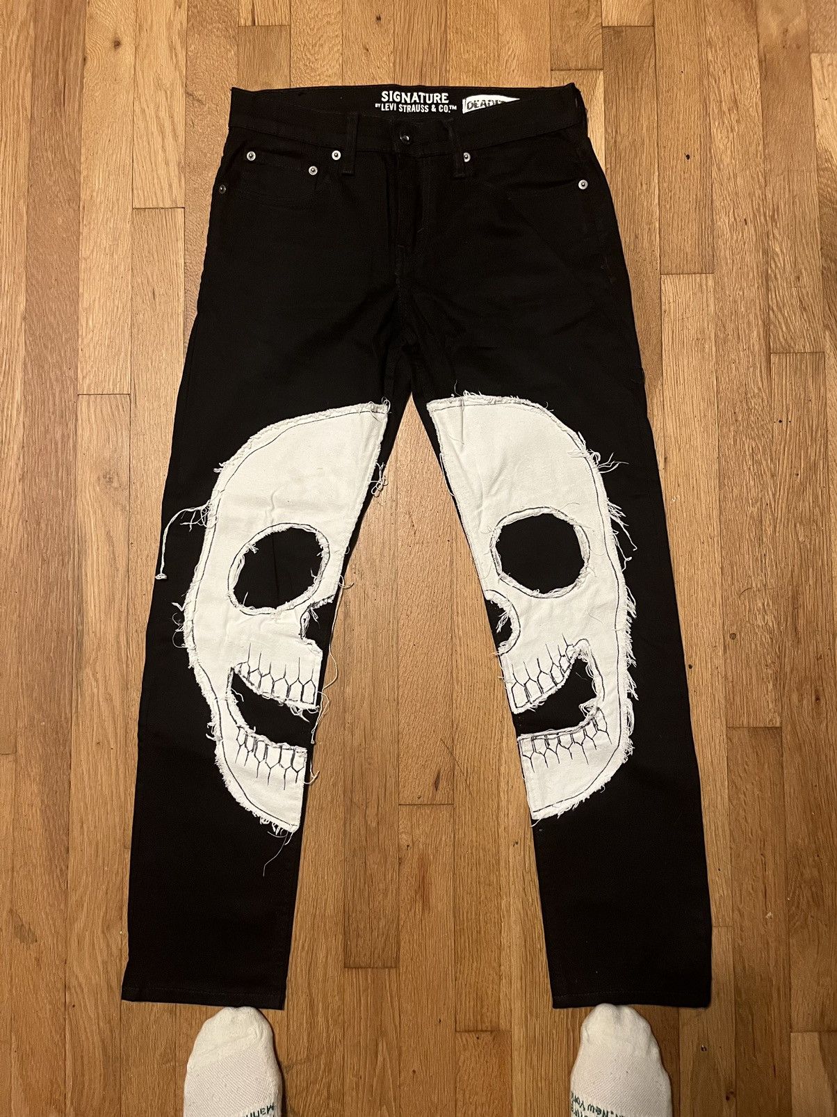 Other Deadfrens Black Skull Pants Size US 28 / EU 44 - 1 Thumbnail