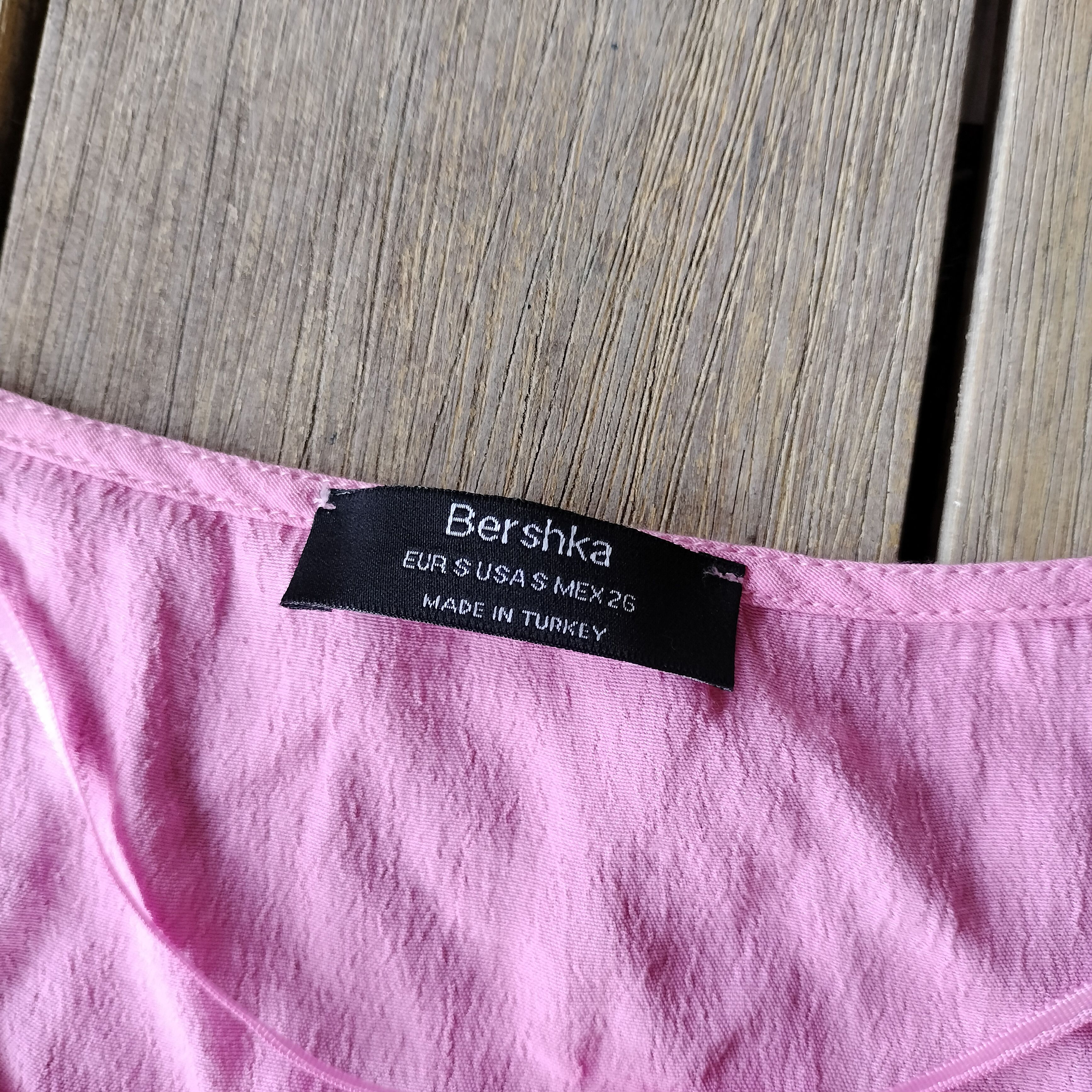 Bershka Bershka hot pink ruched gathered front crop top Size S / US 4 / IT 40 - 7 Thumbnail