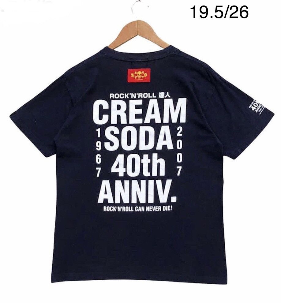 image of Vintage Cream Soda in Faded Blue Black, Men's (Size Medium)