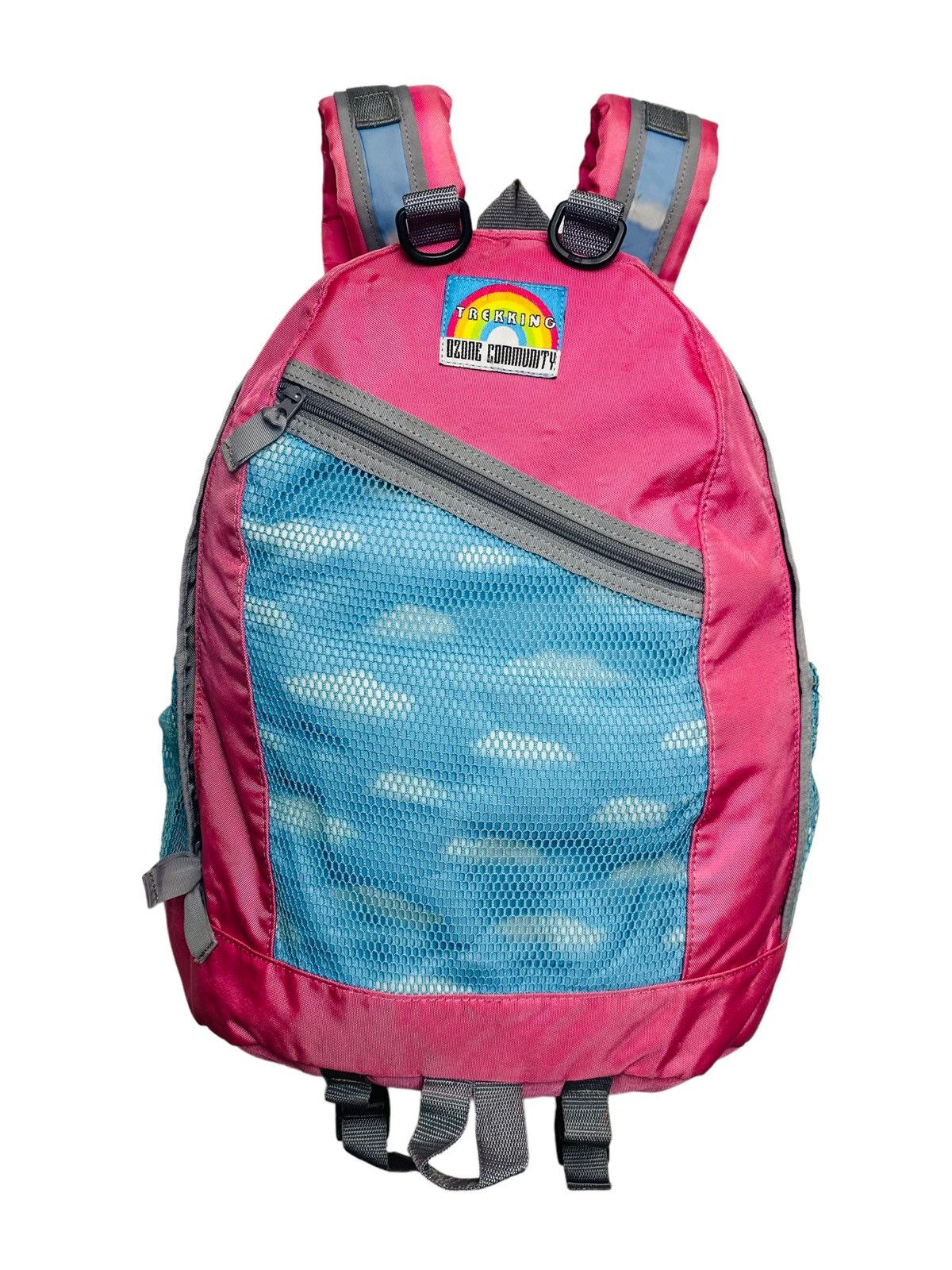 Hysteric Glamour 1990s Ozone Community - Fish Net Printed Cloud Pink Backpack Size ONE SIZE - 1 Thumbnail