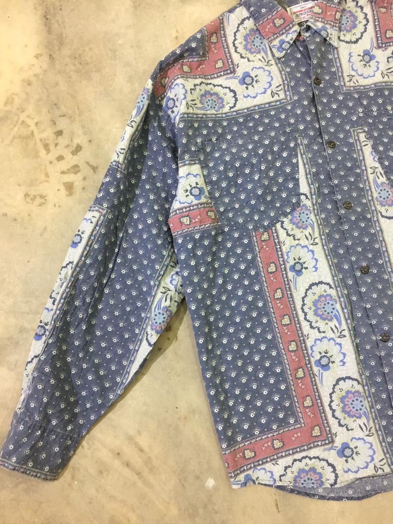 Japanese Brand × Vintage SUDBURY CHIPS paisley print button-ups shirt Size US L / EU 52-54 / 3 - 9 Thumbnail
