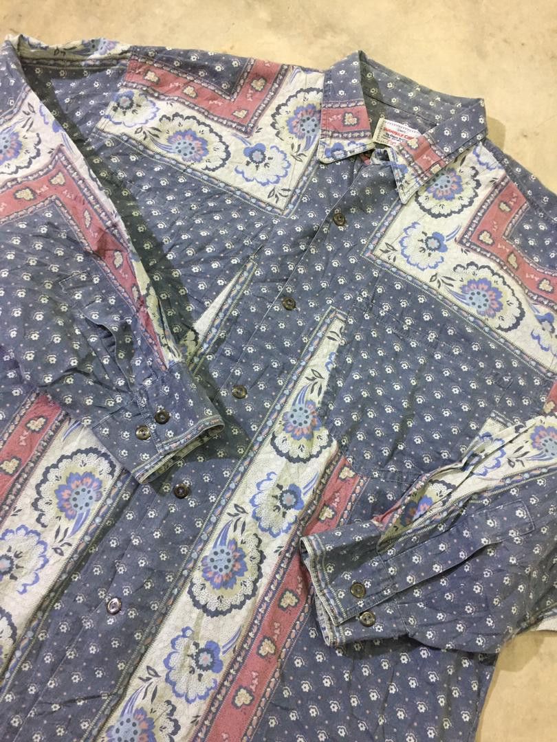 Japanese Brand × Vintage SUDBURY CHIPS paisley print button-ups shirt Size US L / EU 52-54 / 3 - 10 Thumbnail