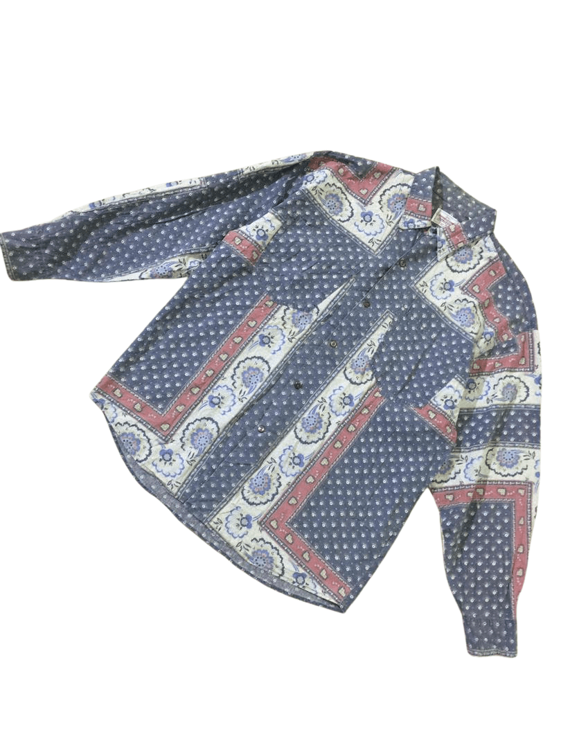 Japanese Brand × Vintage SUDBURY CHIPS paisley print button-ups shirt Size US L / EU 52-54 / 3 - 2 Thumbnail