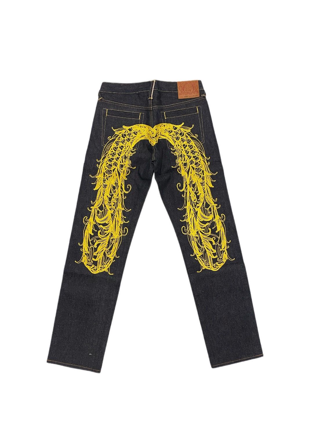 Evisu Phoenix Embroidery Raw Denim Jean