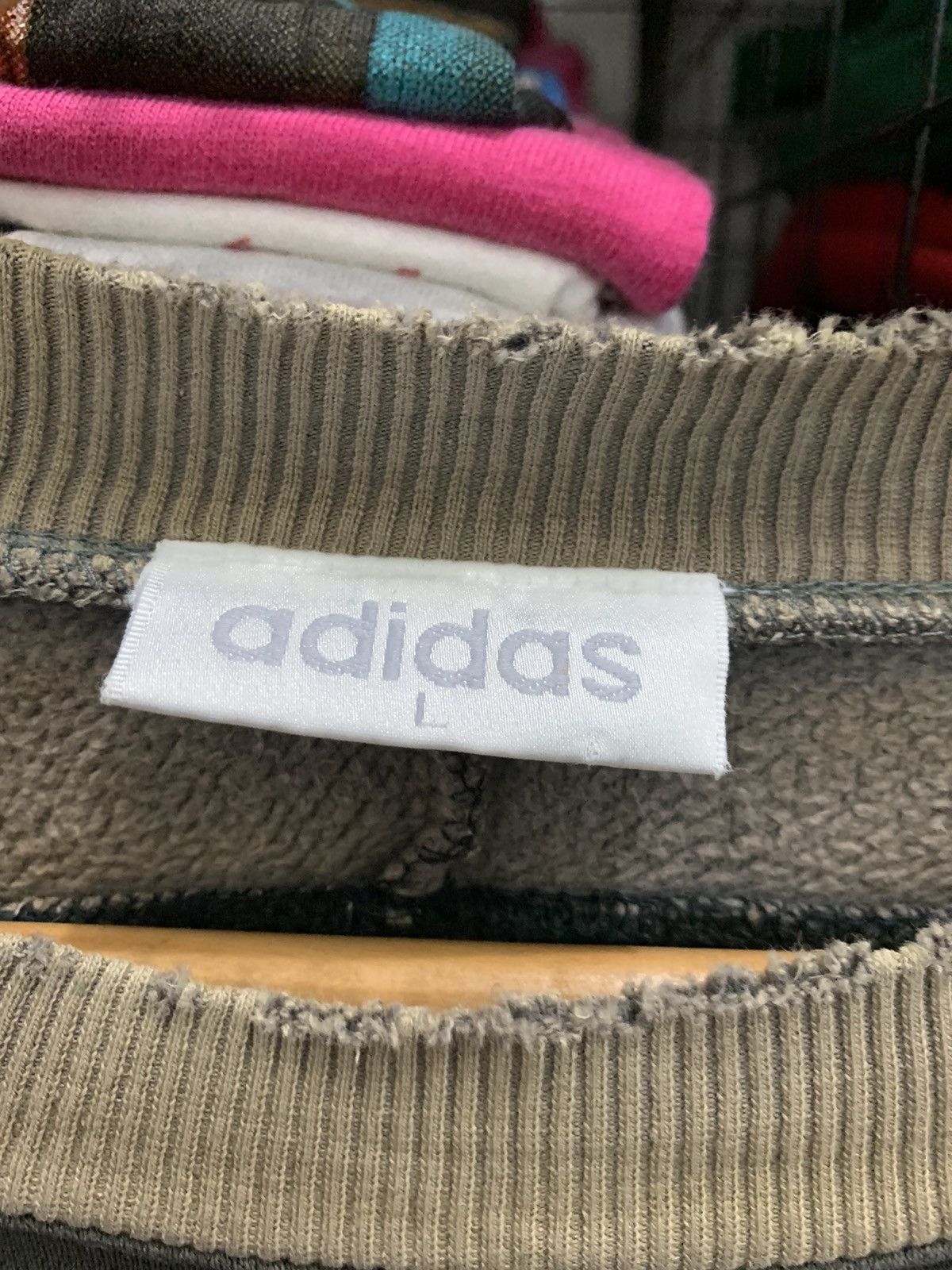 Adidas × Vintage VINTAGE 90’s ADIDAS EMBROIDERED LOGO SWEATSHIRT Size US L / EU 52-54 / 3 - 7 Thumbnail