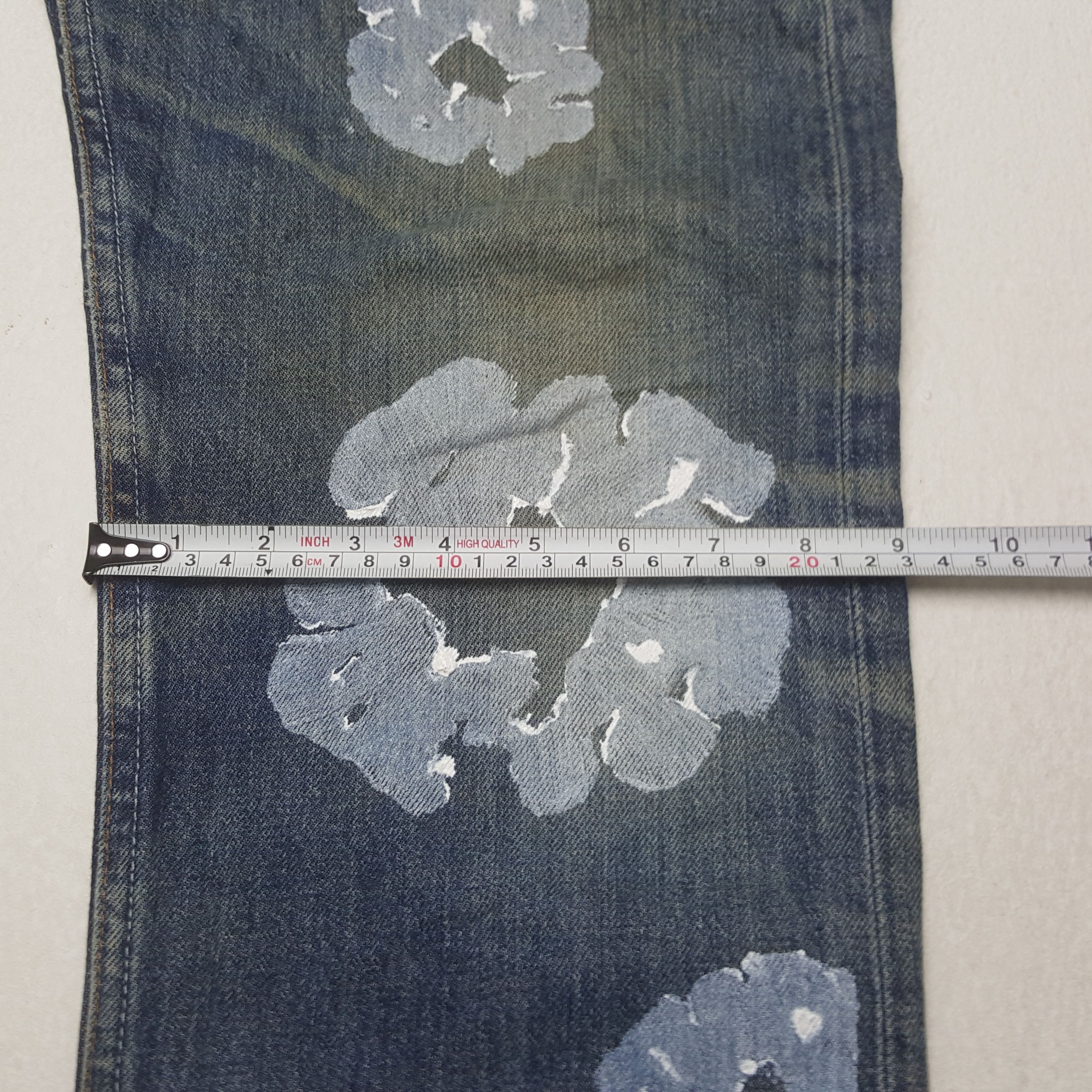 Levi's × Vintage Vintage Levi's American Style Flower Custom Art Denim Size US 31 - 10 Thumbnail