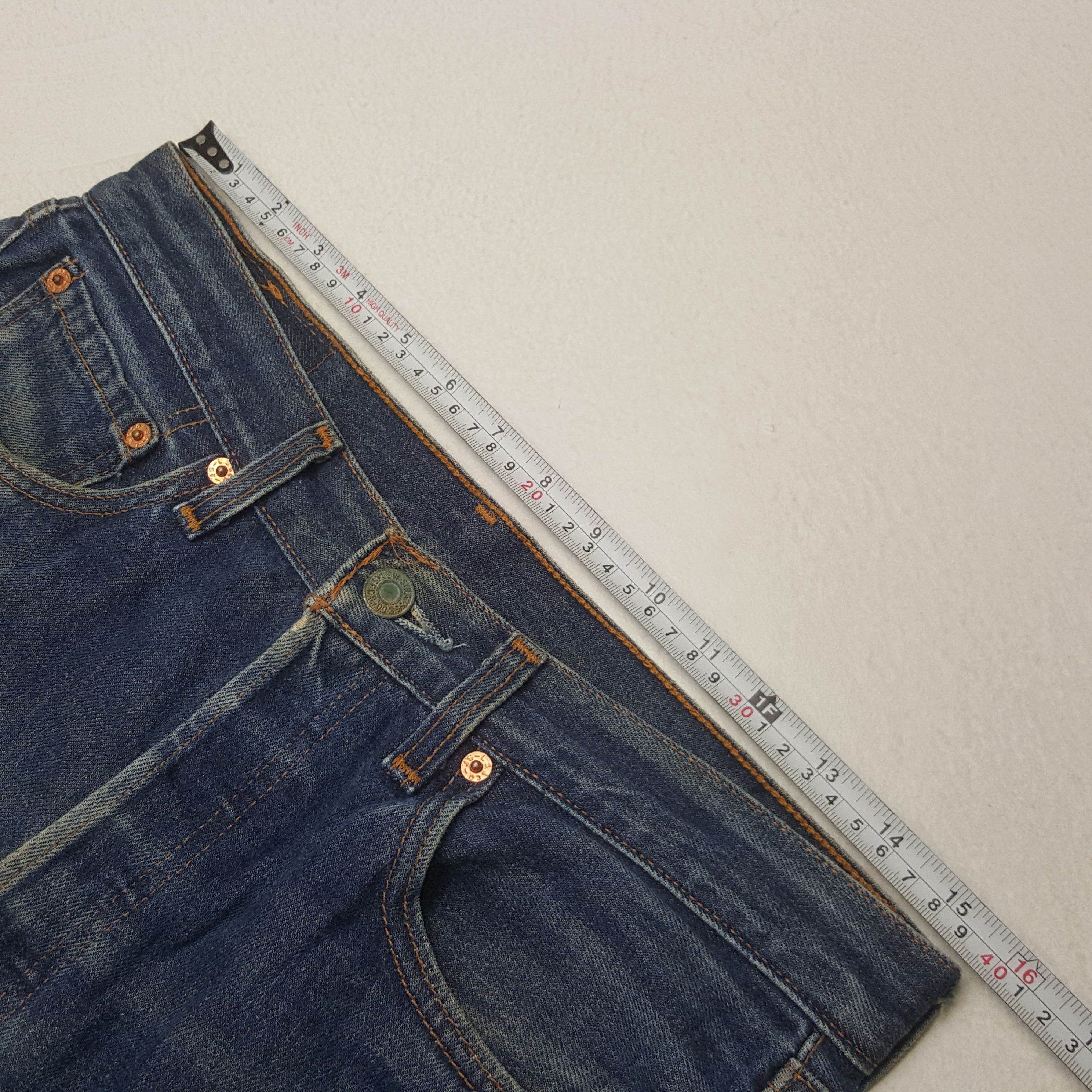 Levi's × Vintage Vintage Levi's American Style Flower Custom Art Denim Size US 31 - 7 Thumbnail