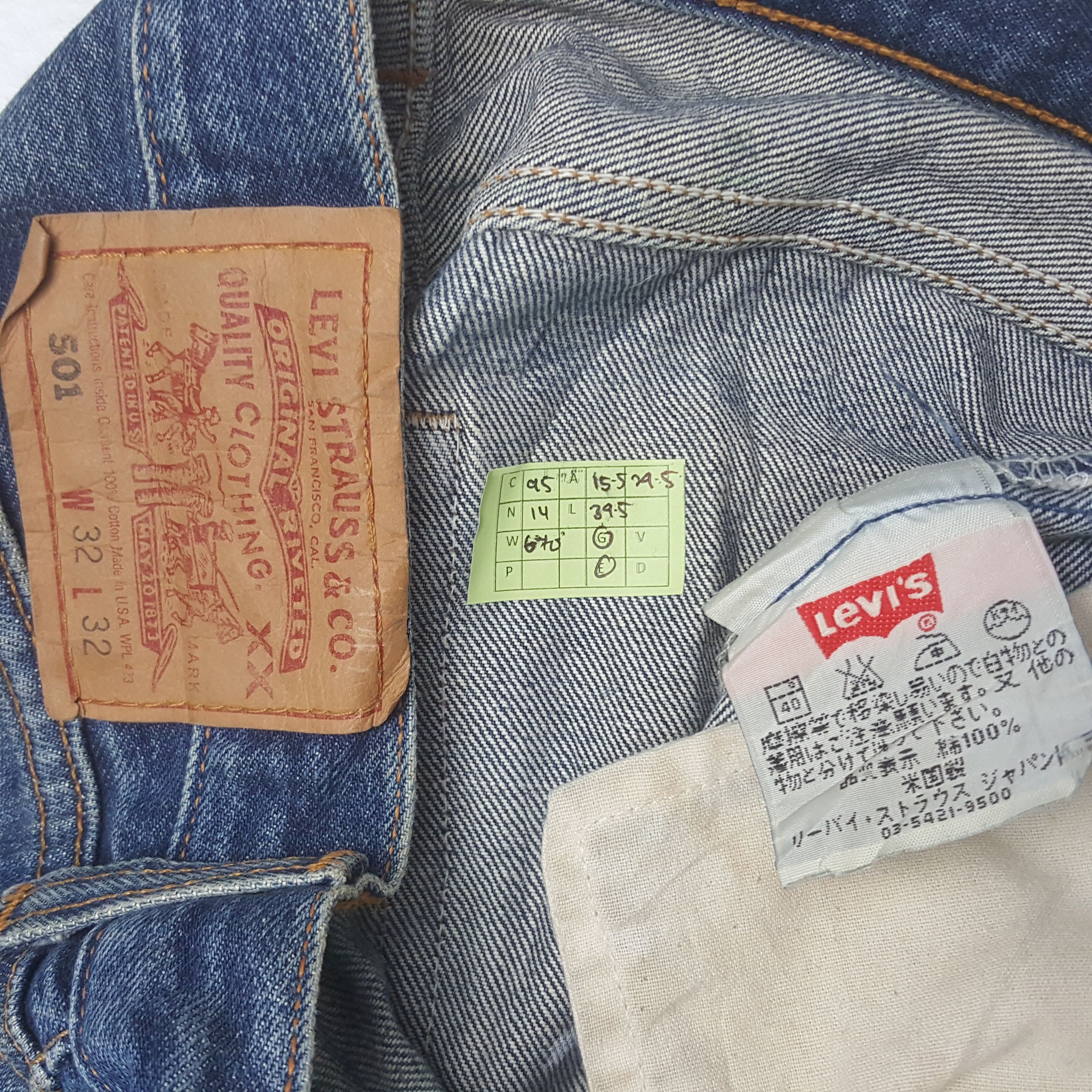 Levi's × Vintage Vintage Levi's American Style Flower Custom Art Denim Size US 31 - 13 Thumbnail