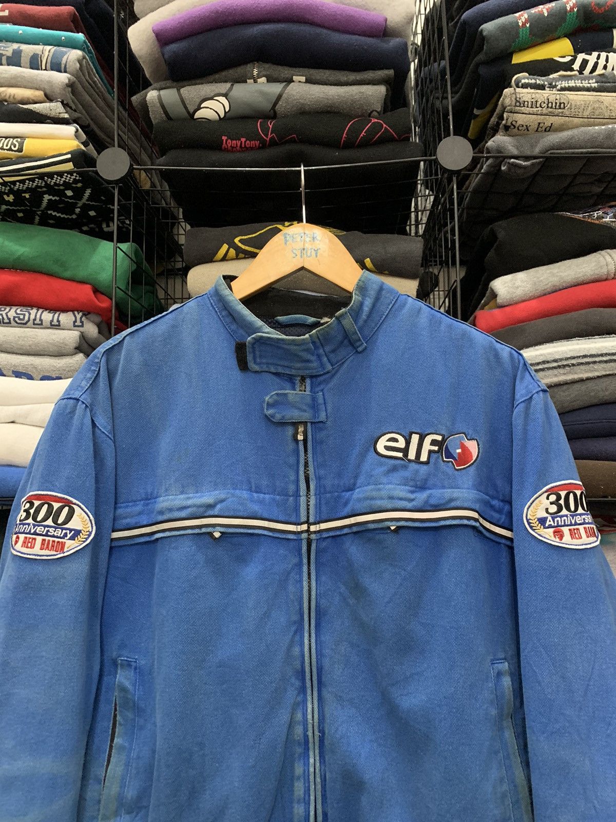 Vintage VINTAGE ELF RACING JACKET EMBROIDERY BIG LOGO Size US M / EU 48-50 / 2 - 3 Thumbnail