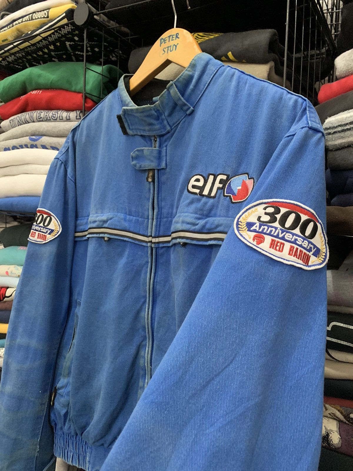 Vintage VINTAGE ELF RACING JACKET EMBROIDERY BIG LOGO Size US M / EU 48-50 / 2 - 5 Thumbnail