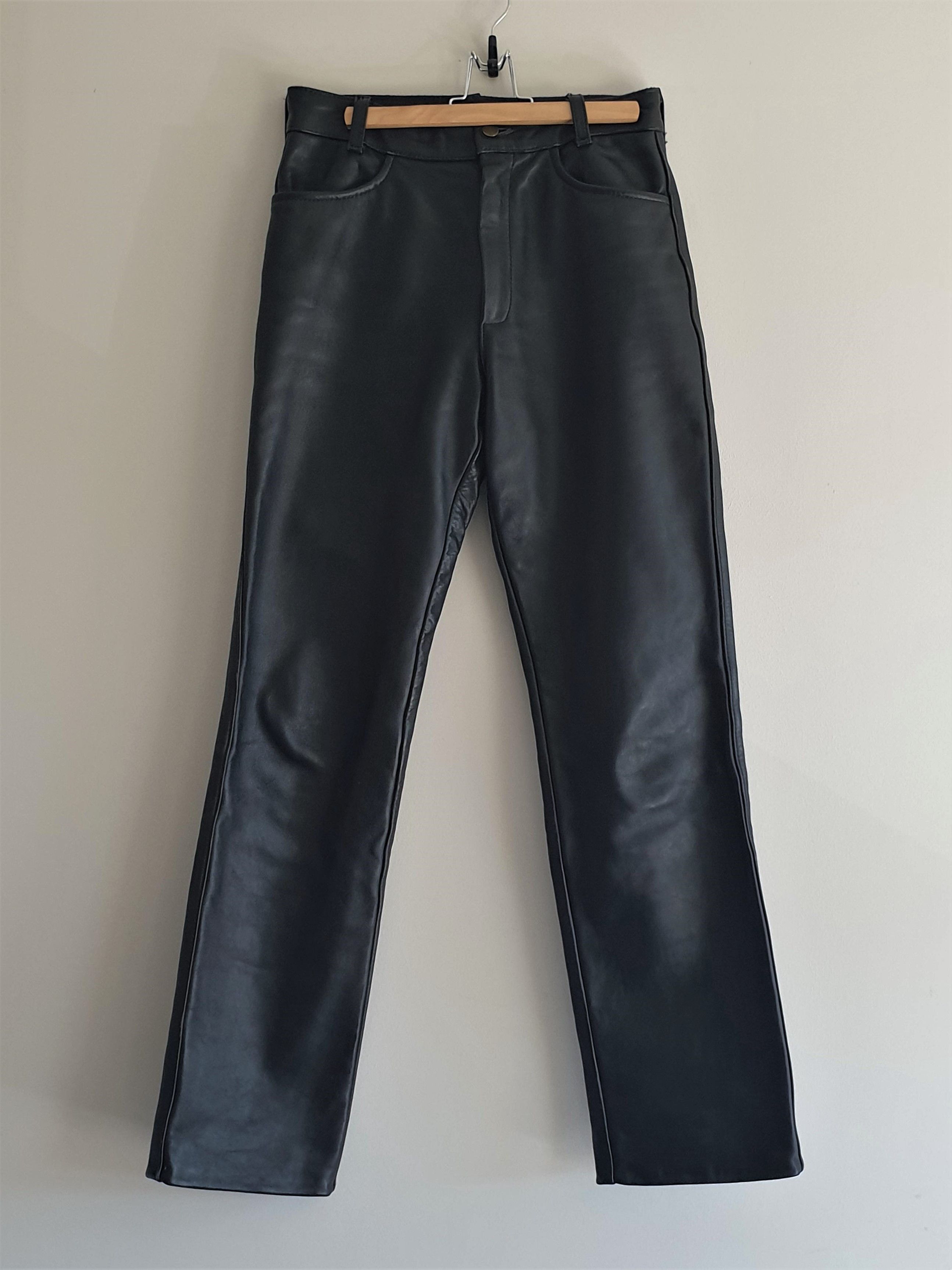 Vintage Vanson heavyweight leather pants | Grailed