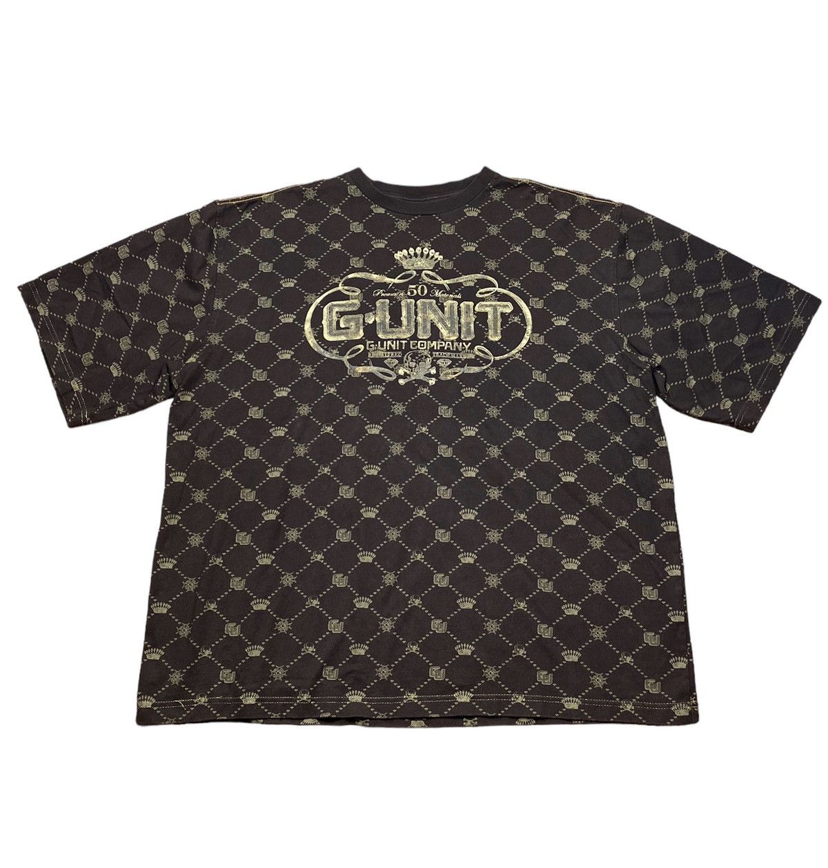Ecko Unlimited G-Unit Logo Cross Shirt Men's XL 50 Cent Game
