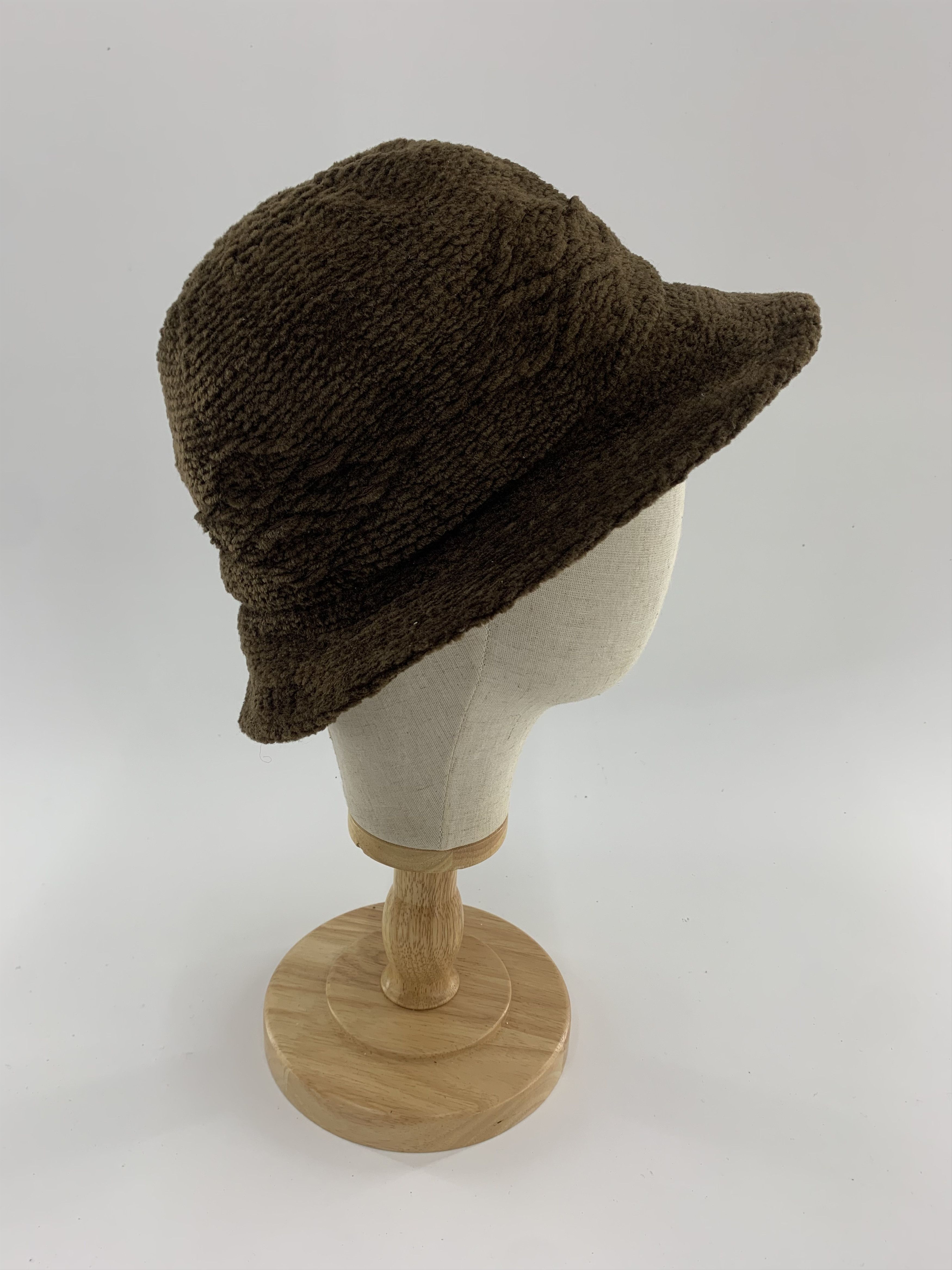 Japanese Brand Unknown Brown Bucket Hat Fisherman Hat Size ONE SIZE - 4 Thumbnail