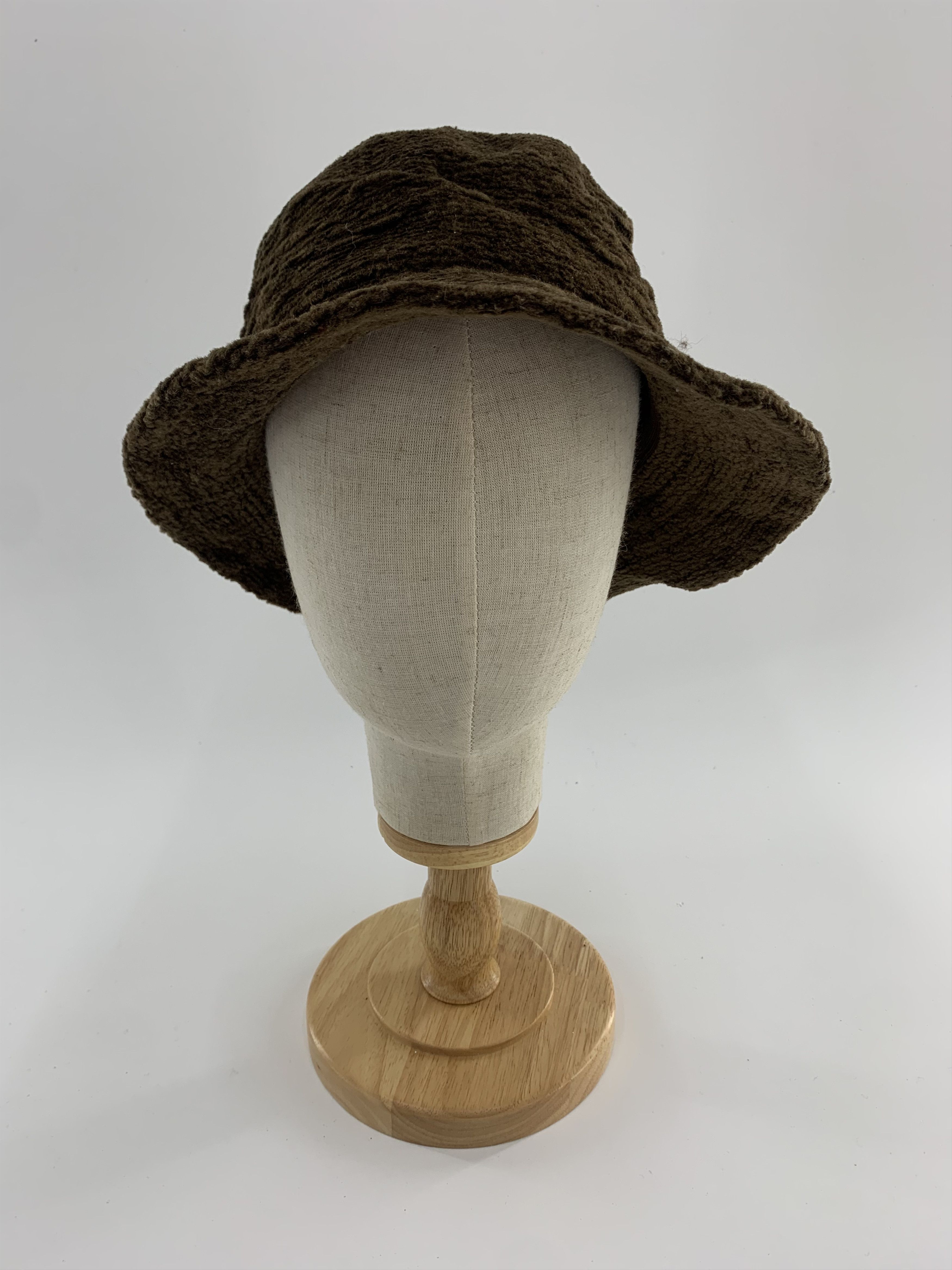 Japanese Brand Unknown Brown Bucket Hat Fisherman Hat Size ONE SIZE - 2 Thumbnail