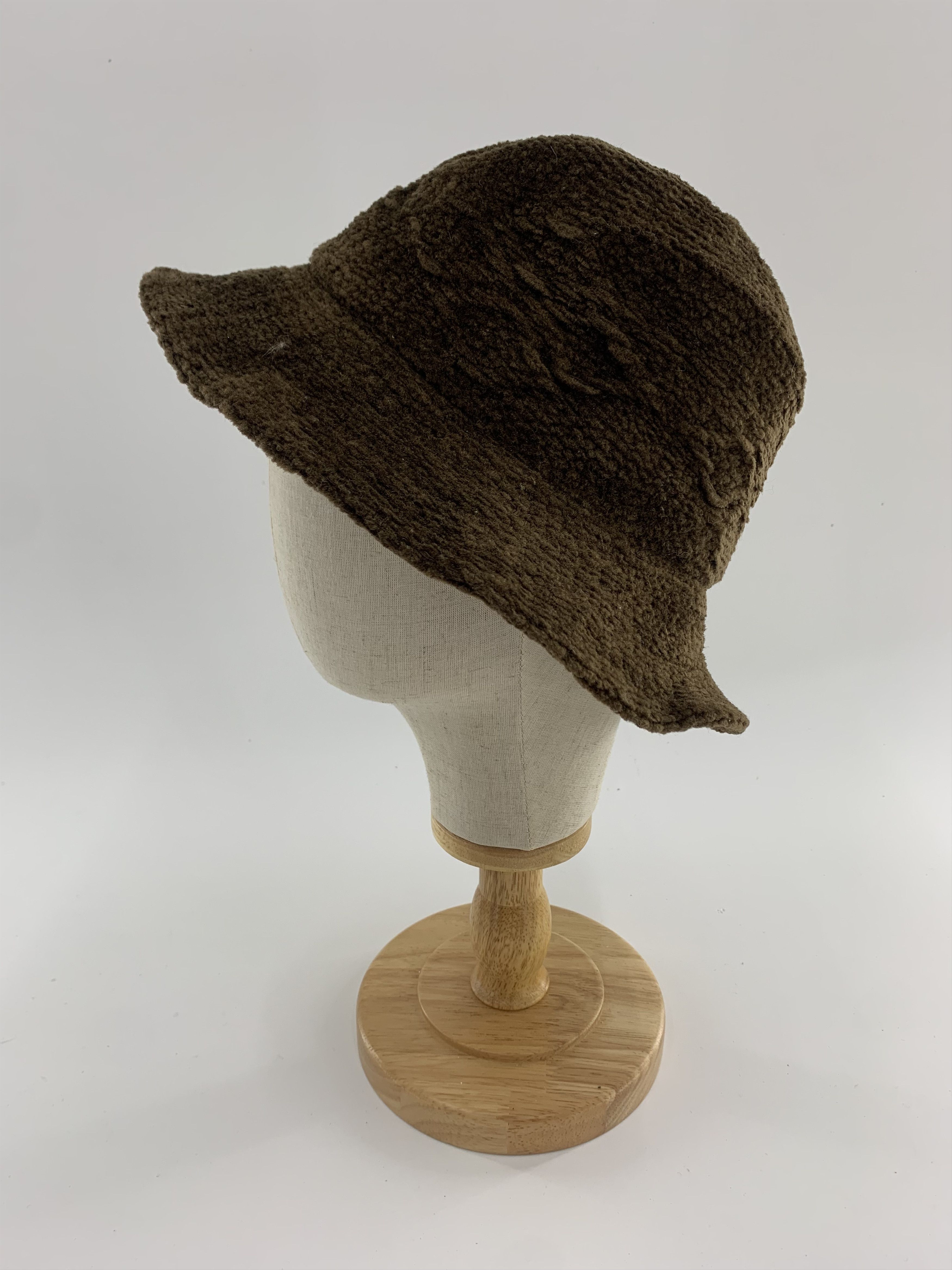 Japanese Brand Unknown Brown Bucket Hat Fisherman Hat Size ONE SIZE - 1 Thumbnail