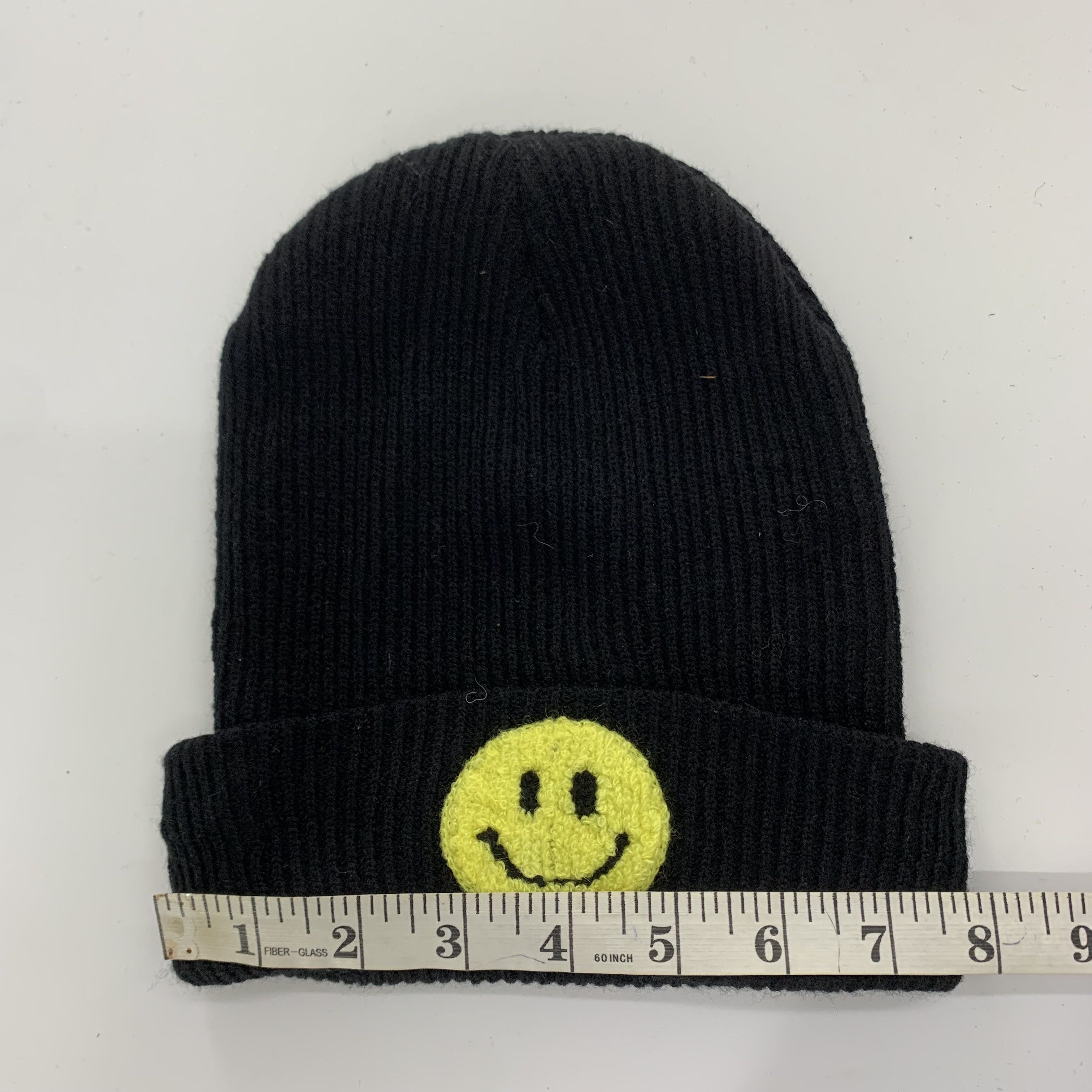 Vintage Smiley Beanie Hats Patch Graphic - B3017 Size ONE SIZE - 8 Thumbnail