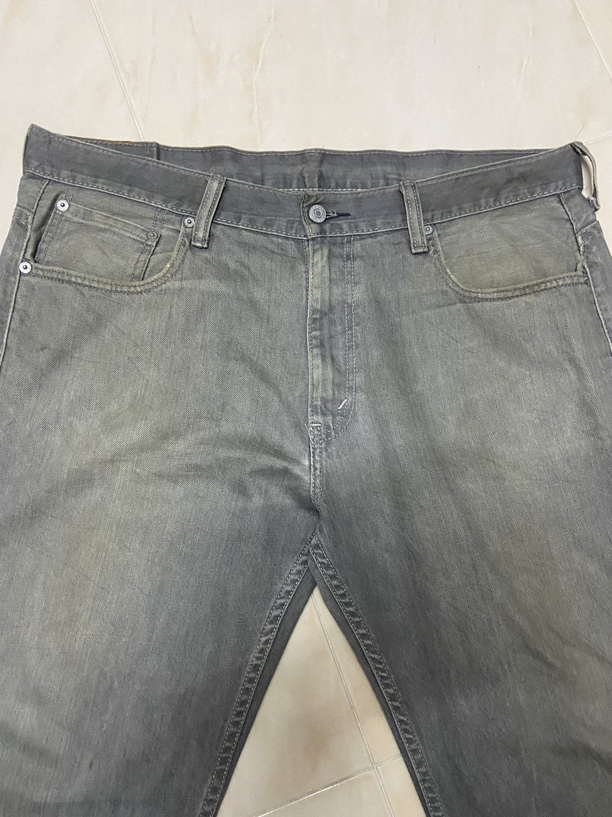 Levi's Vintage 569 Levis Denim Jeans big size fit W39 light gray Size US 39 - 4 Thumbnail