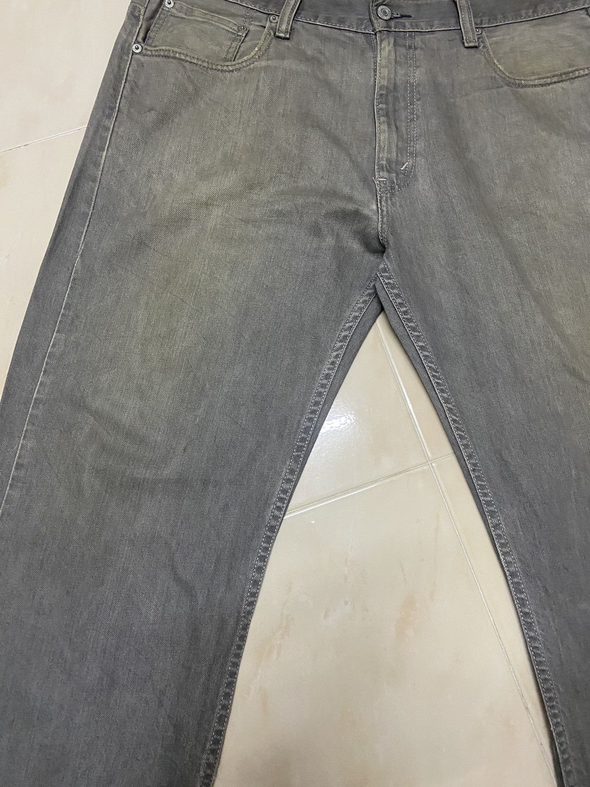 Levi's Vintage 569 Levis Denim Jeans big size fit W39 light gray Size US 39 - 2 Thumbnail