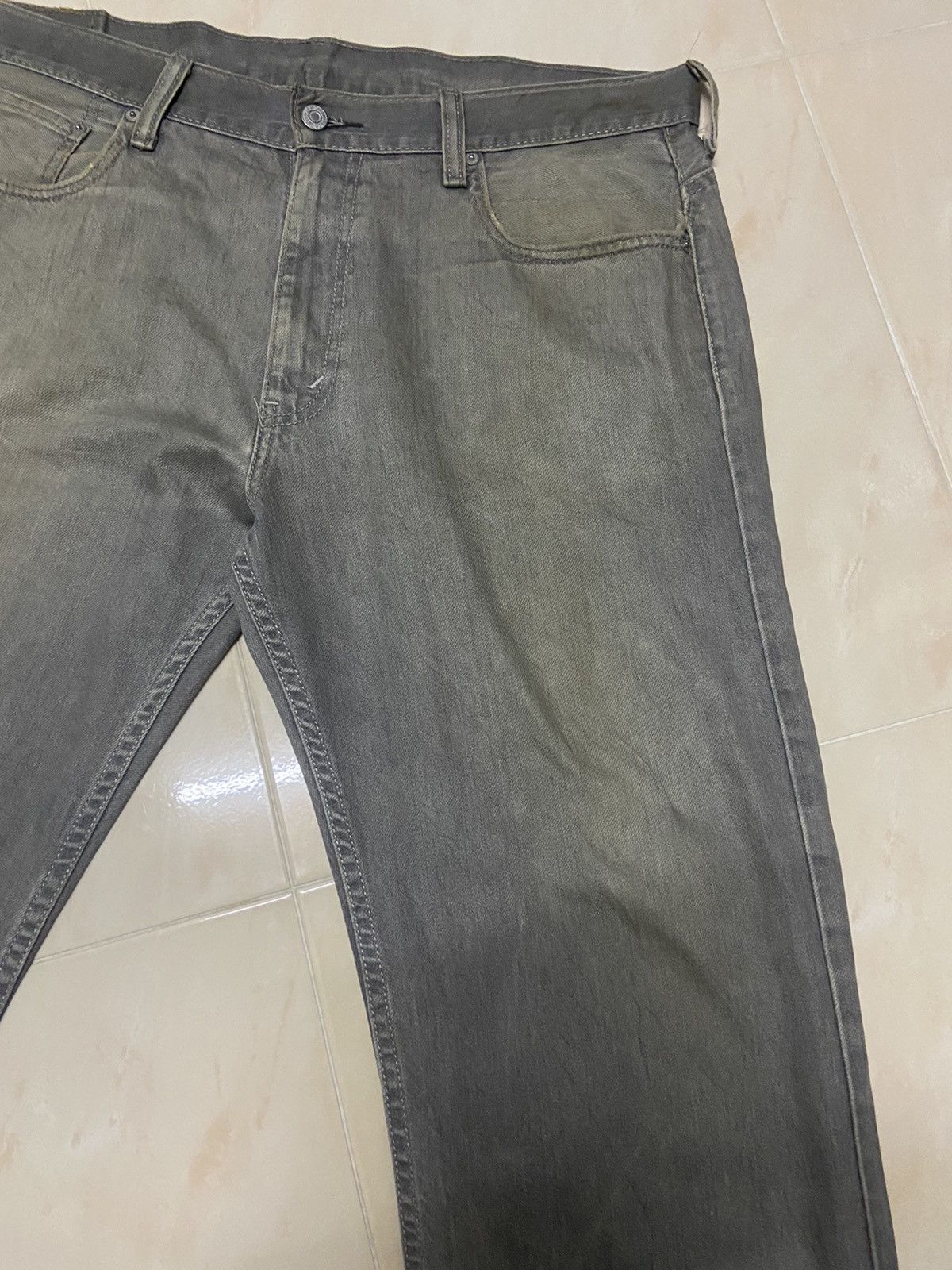 Levi's Vintage 569 Levis Denim Jeans big size fit W39 light gray Size US 39 - 3 Thumbnail