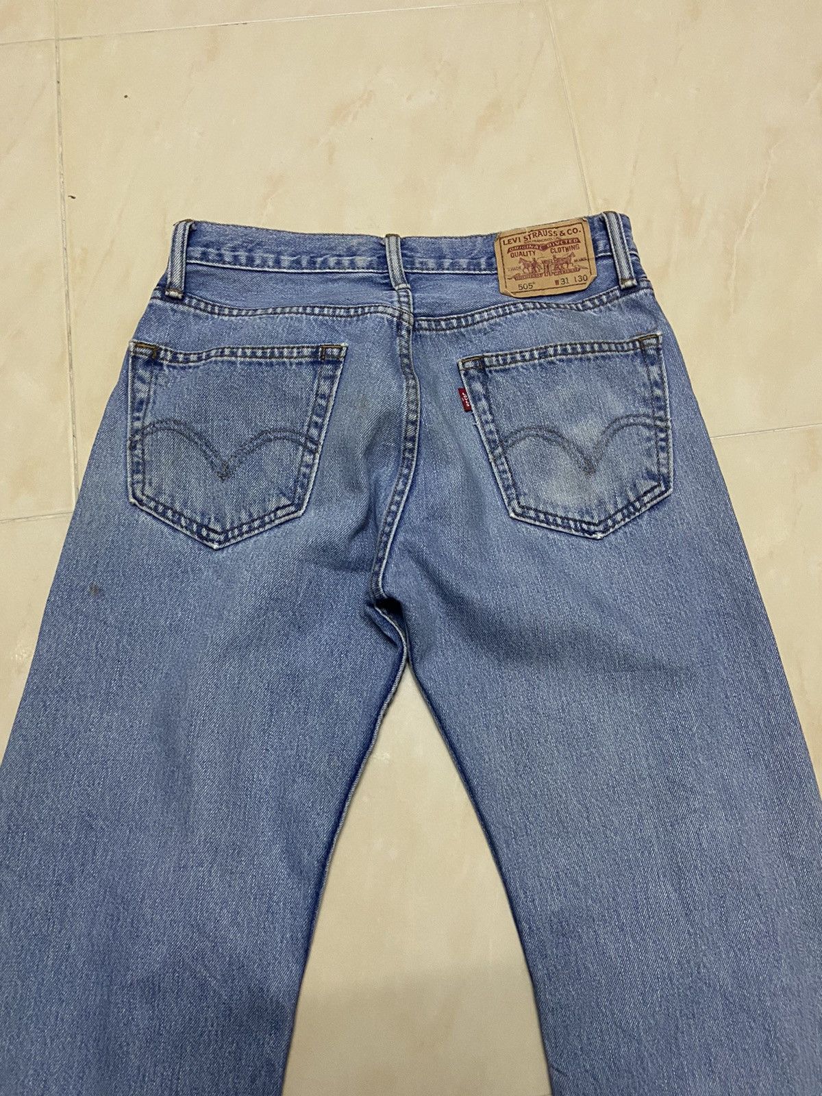 Levi's Vintage Levis 505 Denim Jeans straight cut W31 Size US 31 - 5 Thumbnail