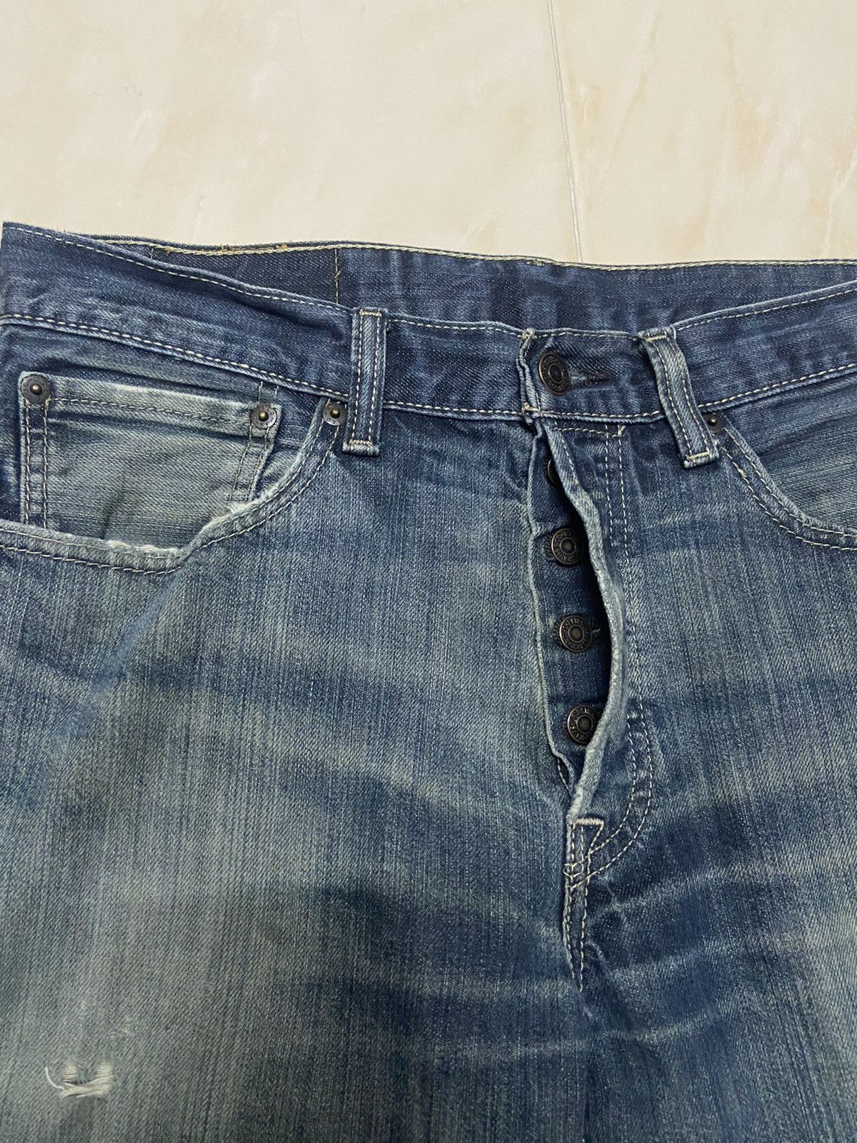 Levi's Vintage 501 Levis Jeans Denim straight cut W31 Size US 31 - 3 Thumbnail
