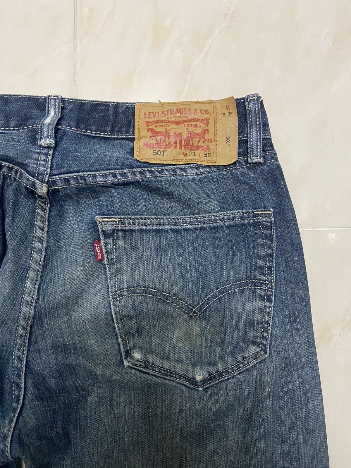 Levi's Vintage 501 Levis Jeans Denim straight cut W31 Size US 31 - 6 Thumbnail