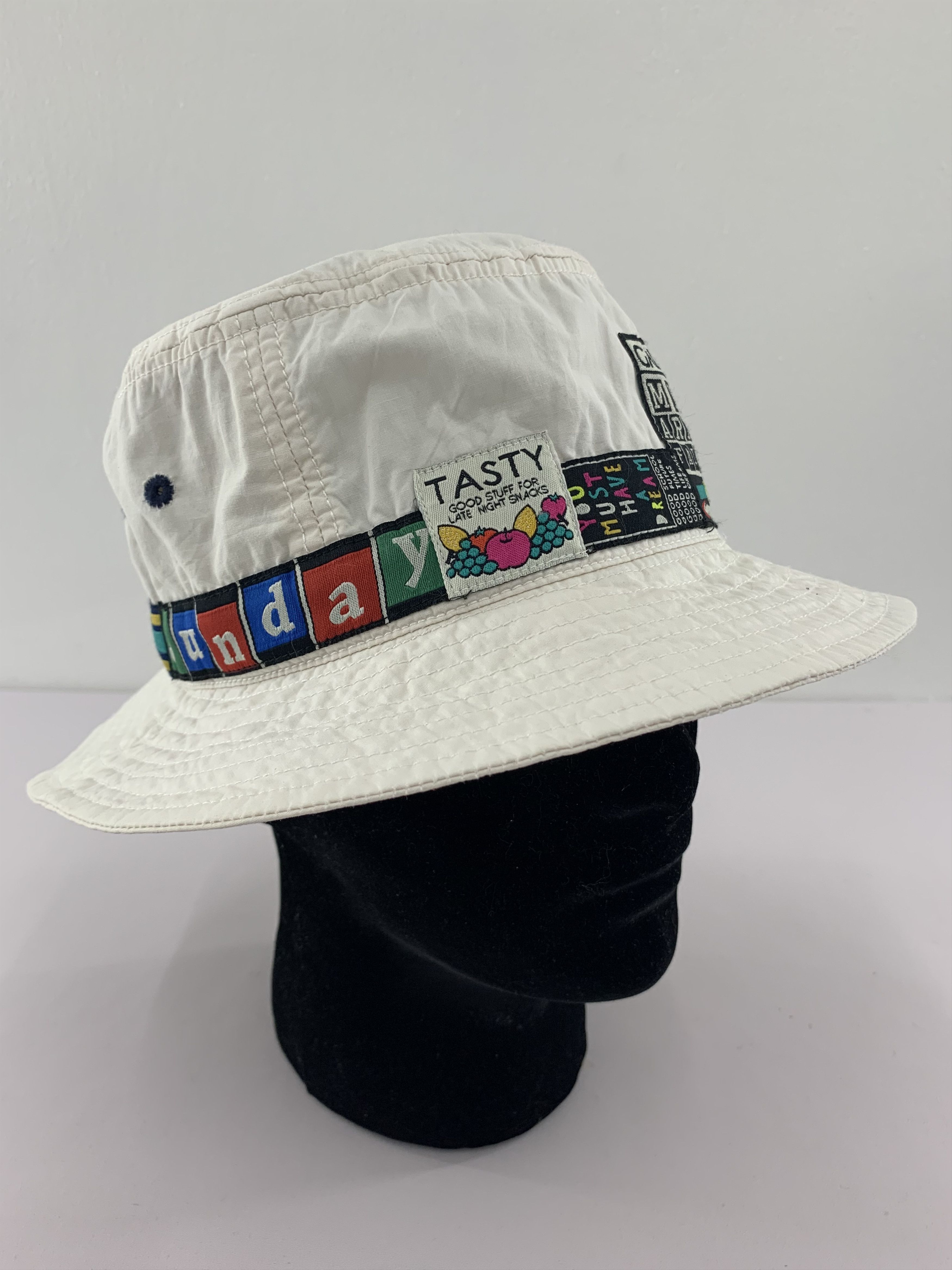 Other Junk Store Bucket Hats Patched Embroidery - SS1149 Size ONE SIZE - 3 Thumbnail