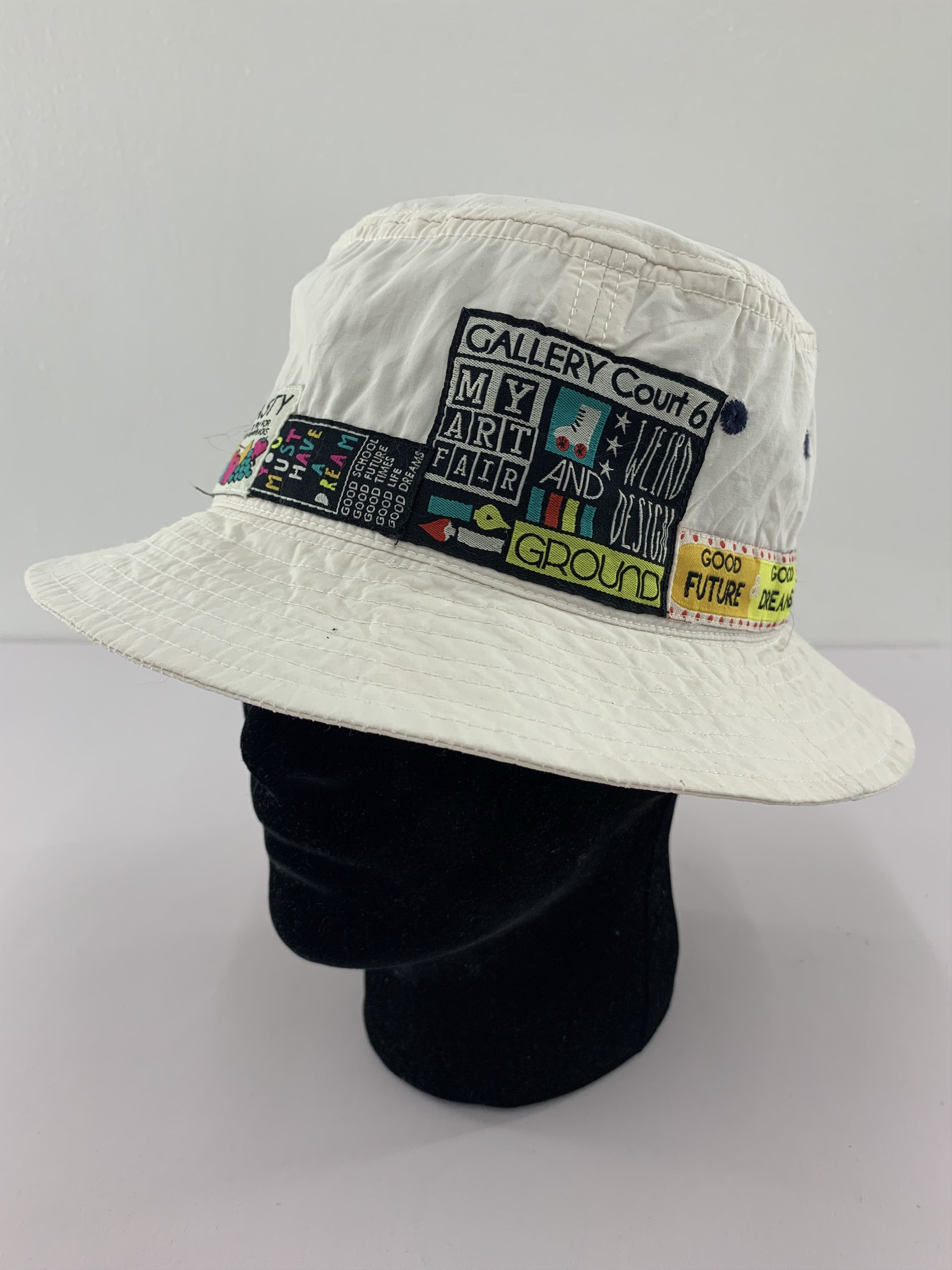 Other Junk Store Bucket Hats Patched Embroidery - SS1149 Size ONE SIZE - 1 Thumbnail