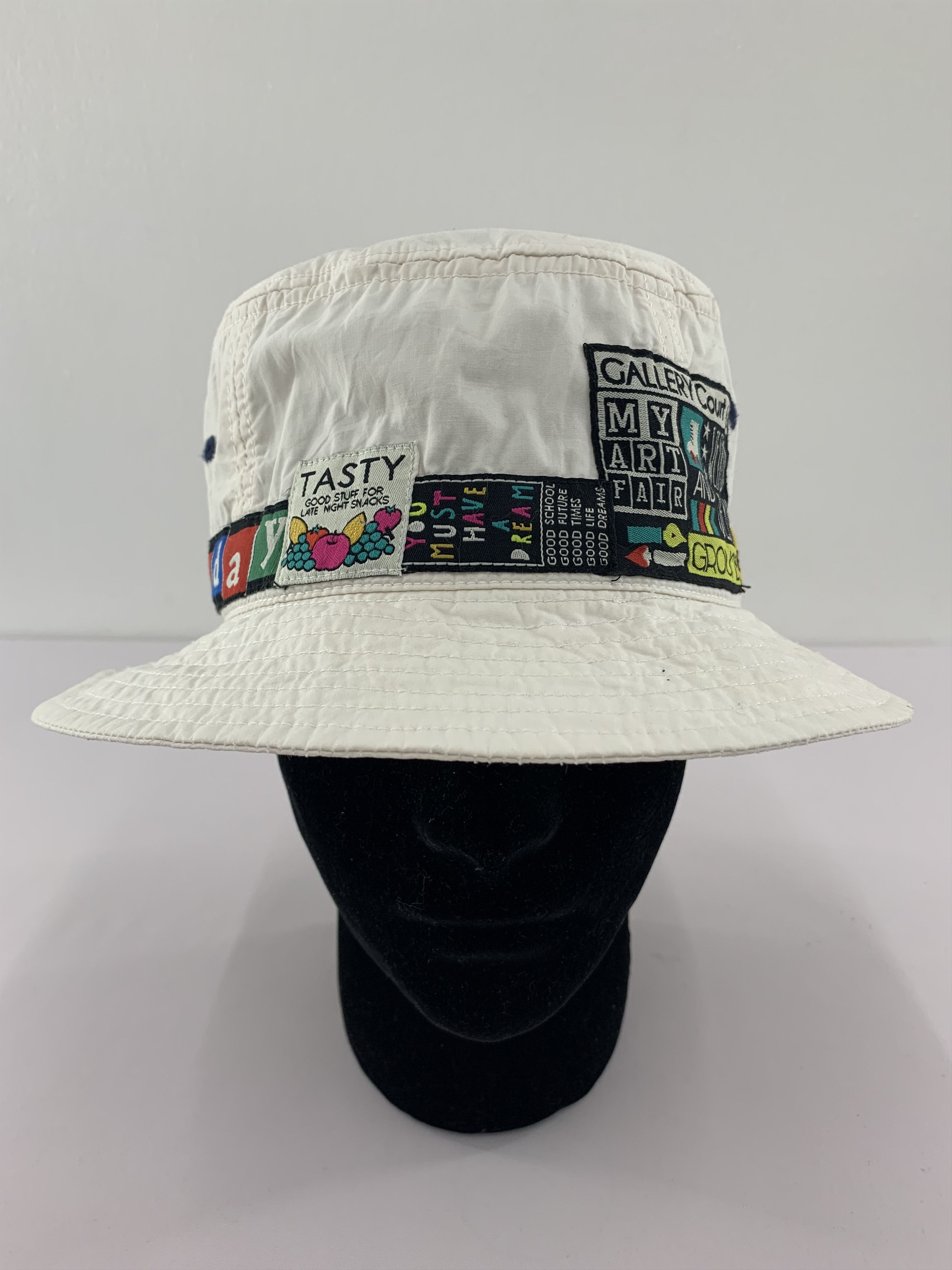 Other Junk Store Bucket Hats Patched Embroidery - SS1149 Size ONE SIZE - 2 Thumbnail